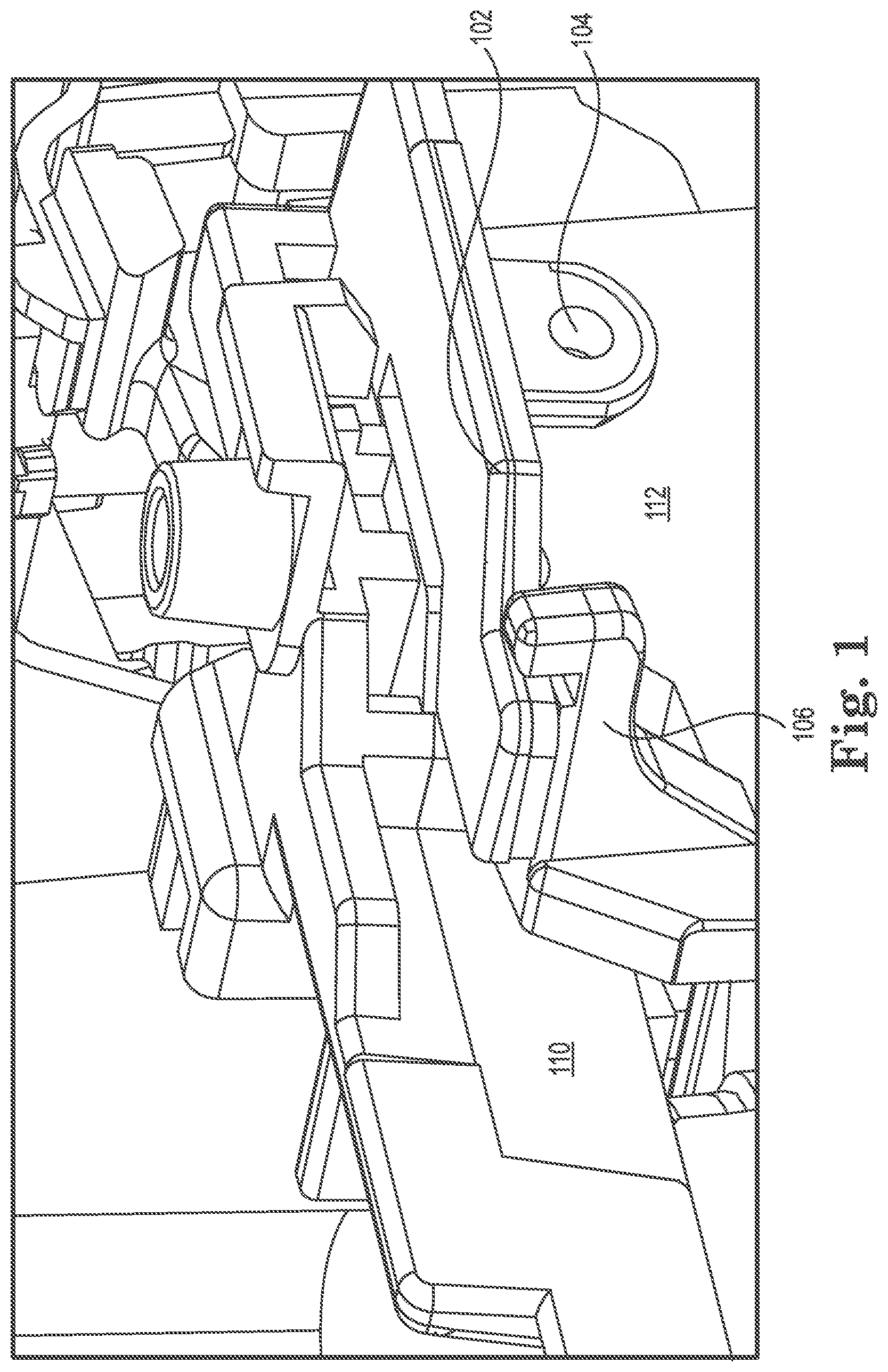 Patent US12508812 — Supply manifold trigger arms — Figure 1