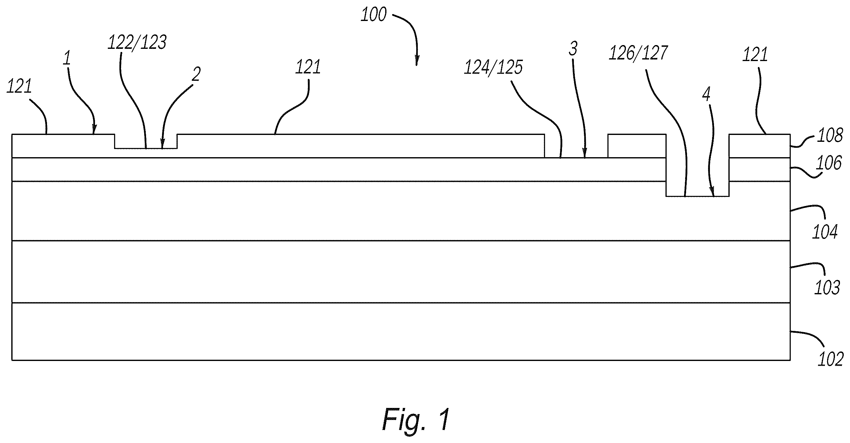 Patent US12508834 — Multi-colored decorative component and method — Figure 1