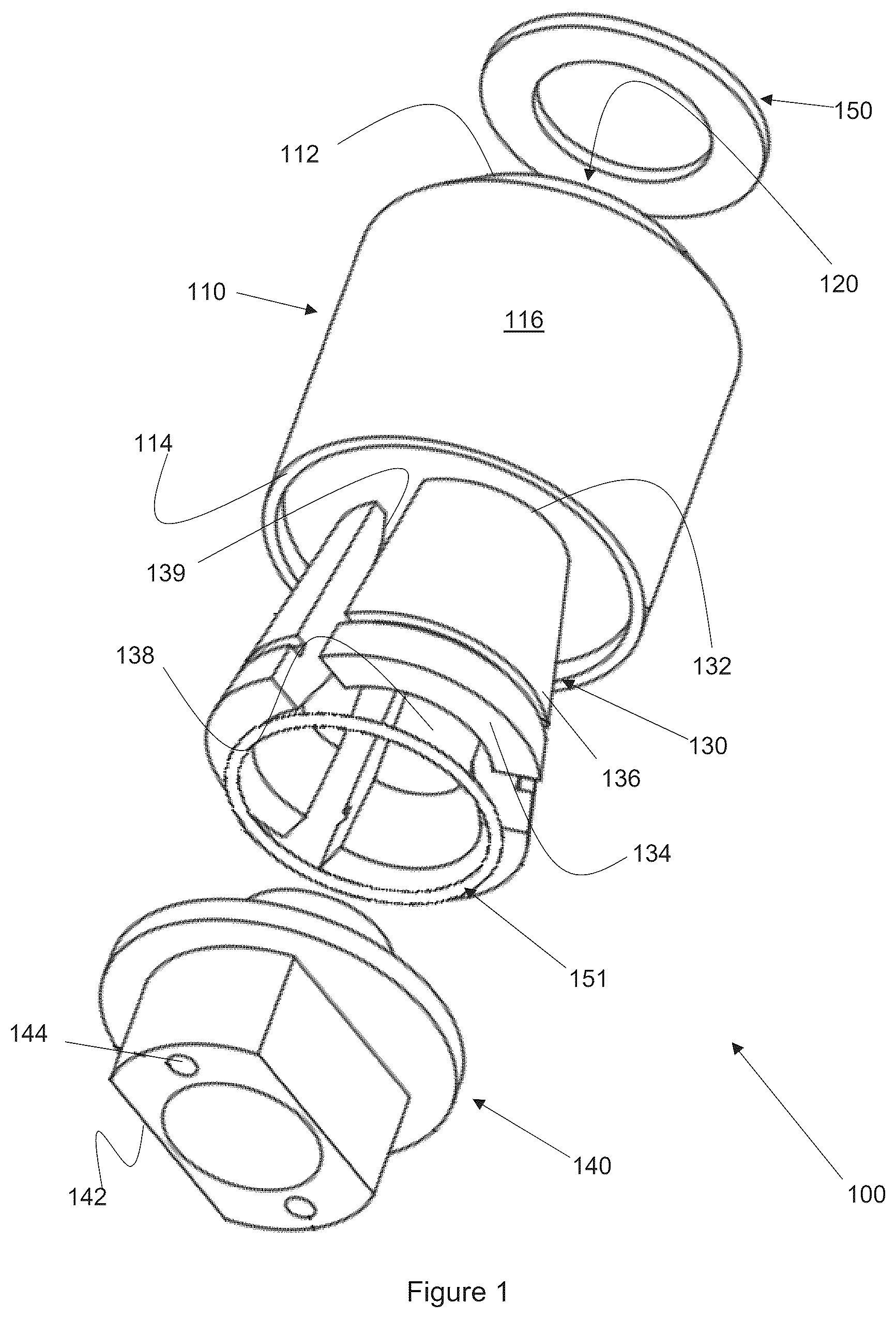 Patent US12508836 Figure 1 – Retention device and a method of use thereof