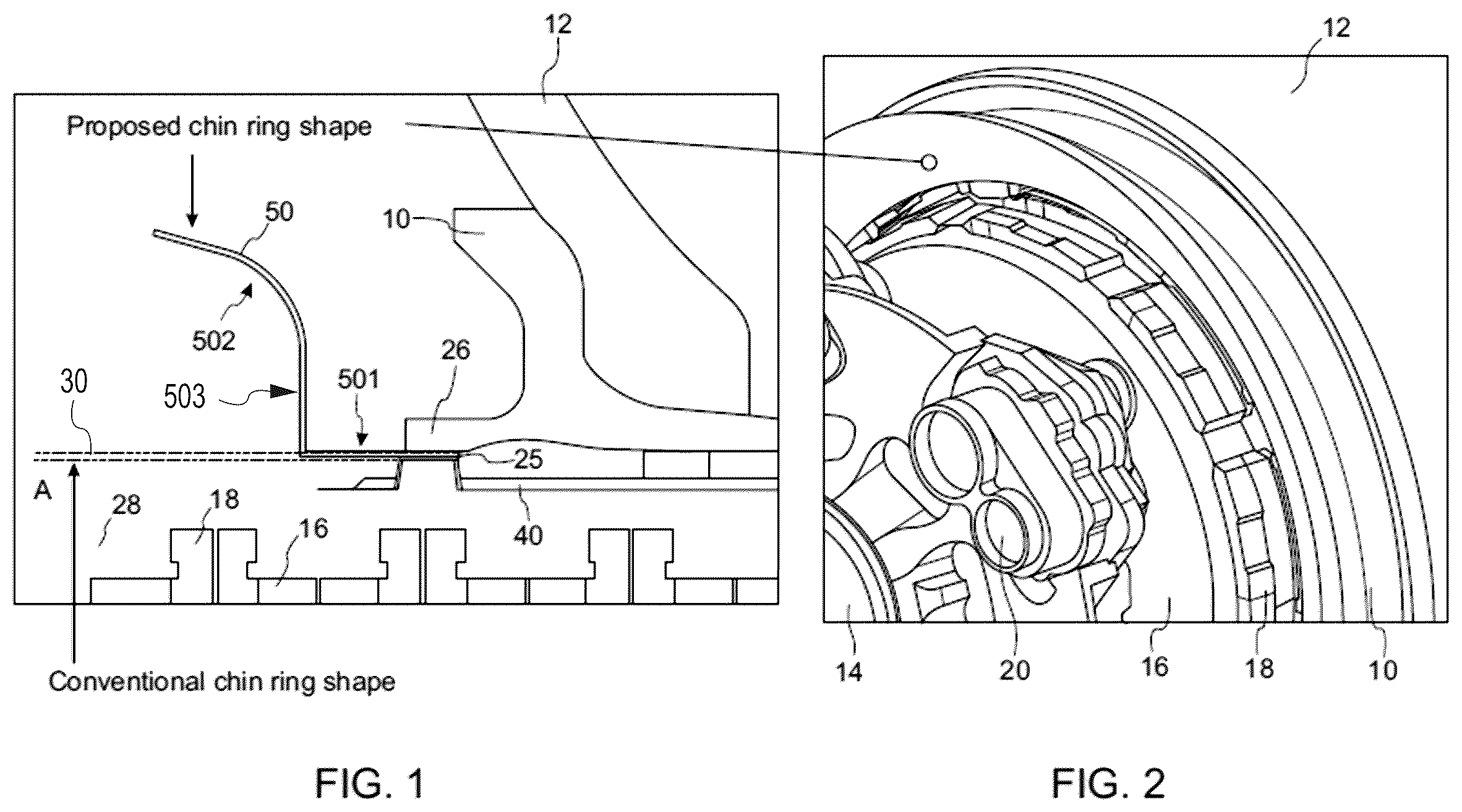 Patent US12508837 — Heat shield chin ring — Figure 1