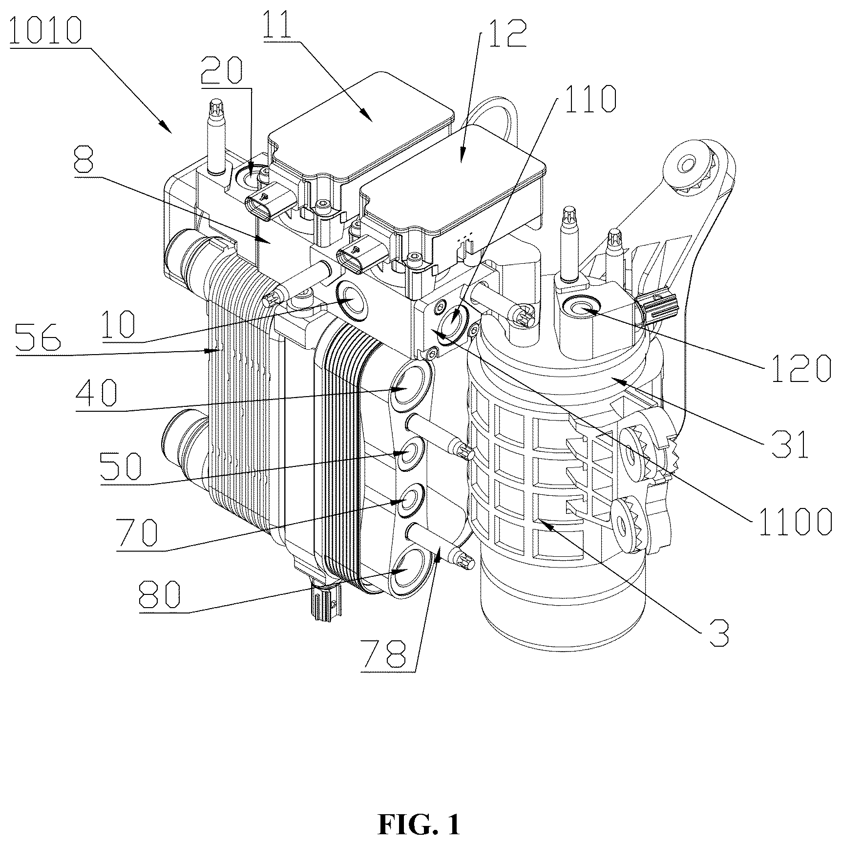Patent US12508866 Figure 1 – Thermal management component