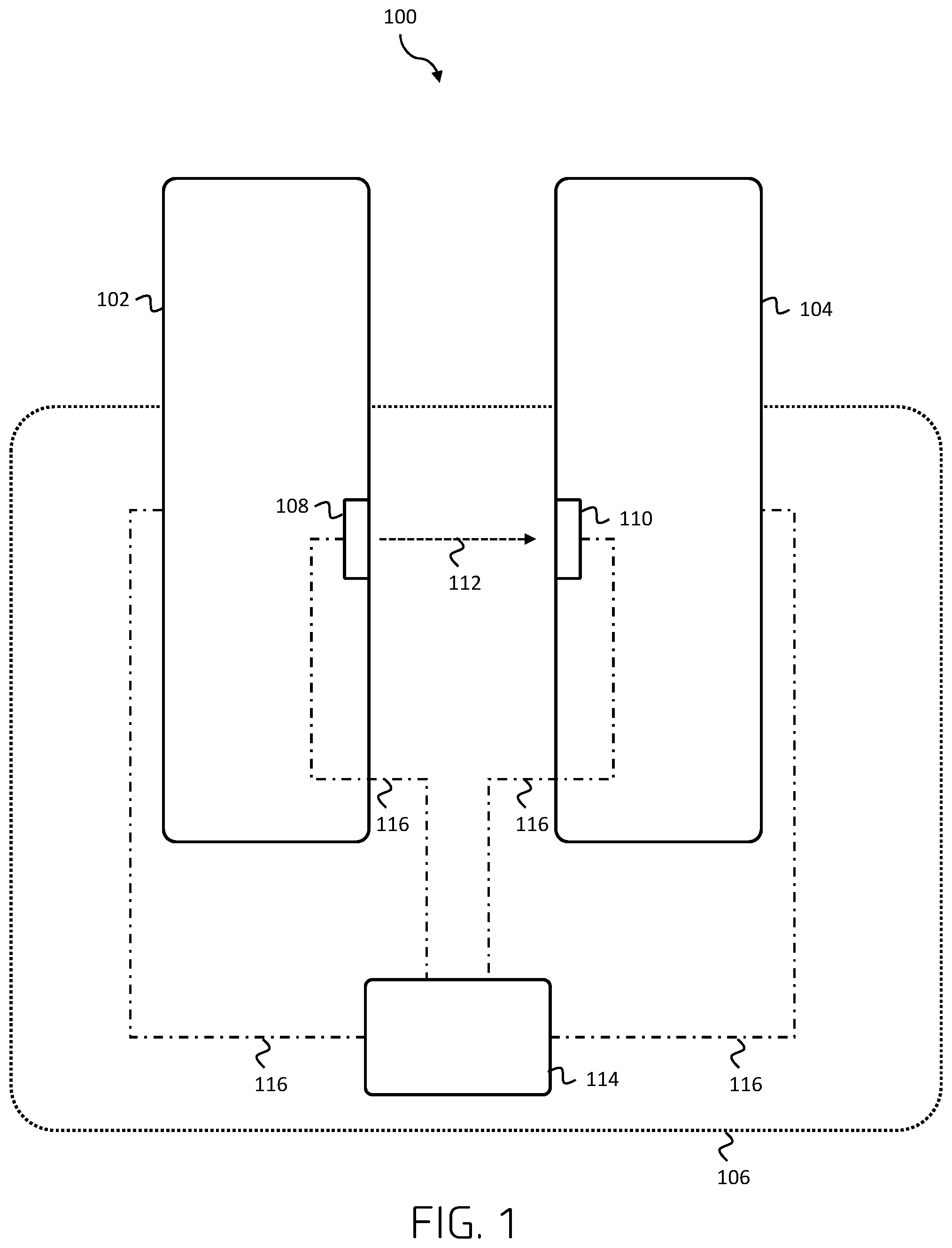 Patent US12508884 Figure 1 – Object detection in automotive applications