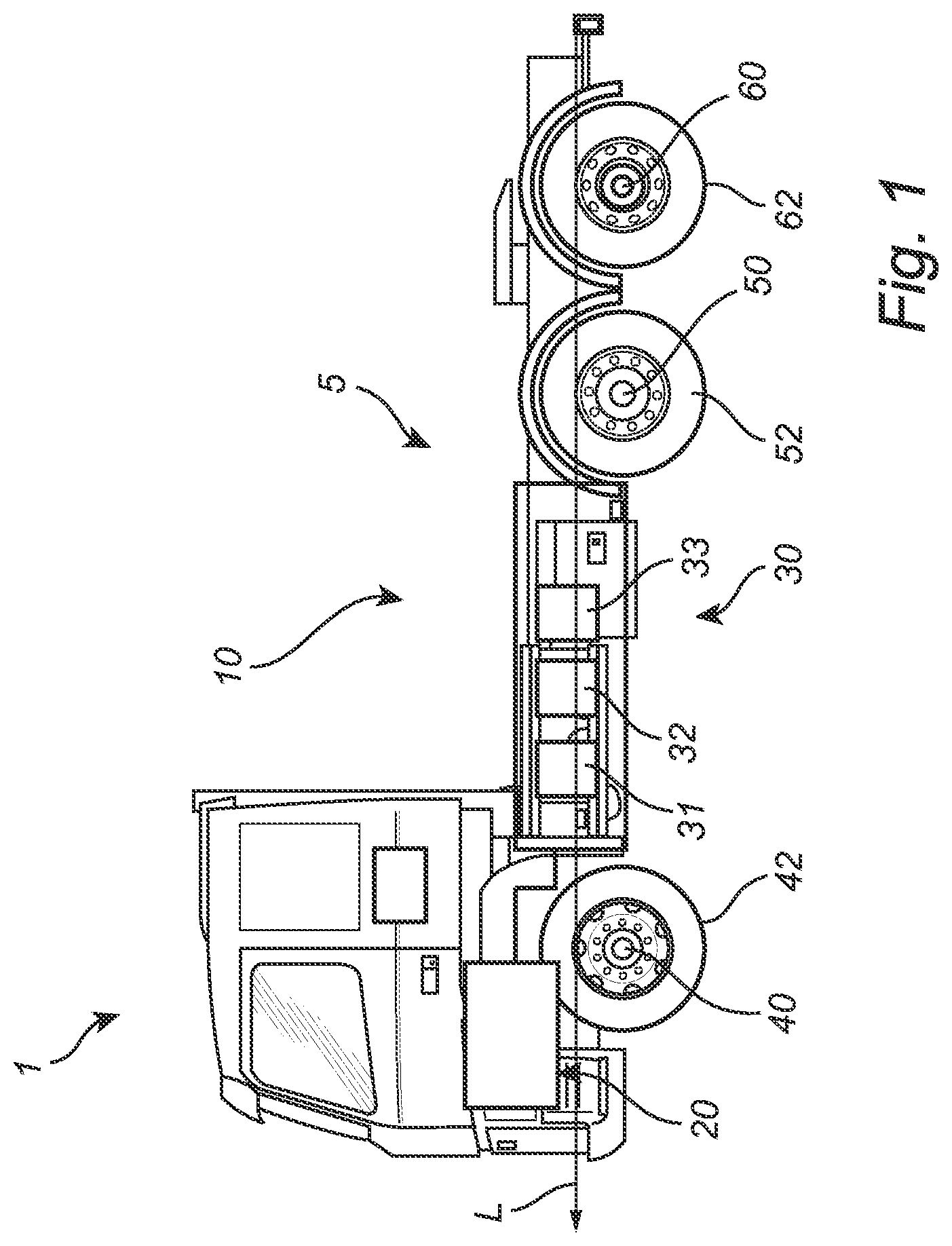 Patent US12508889 — Wheelbase structure — Figure 1