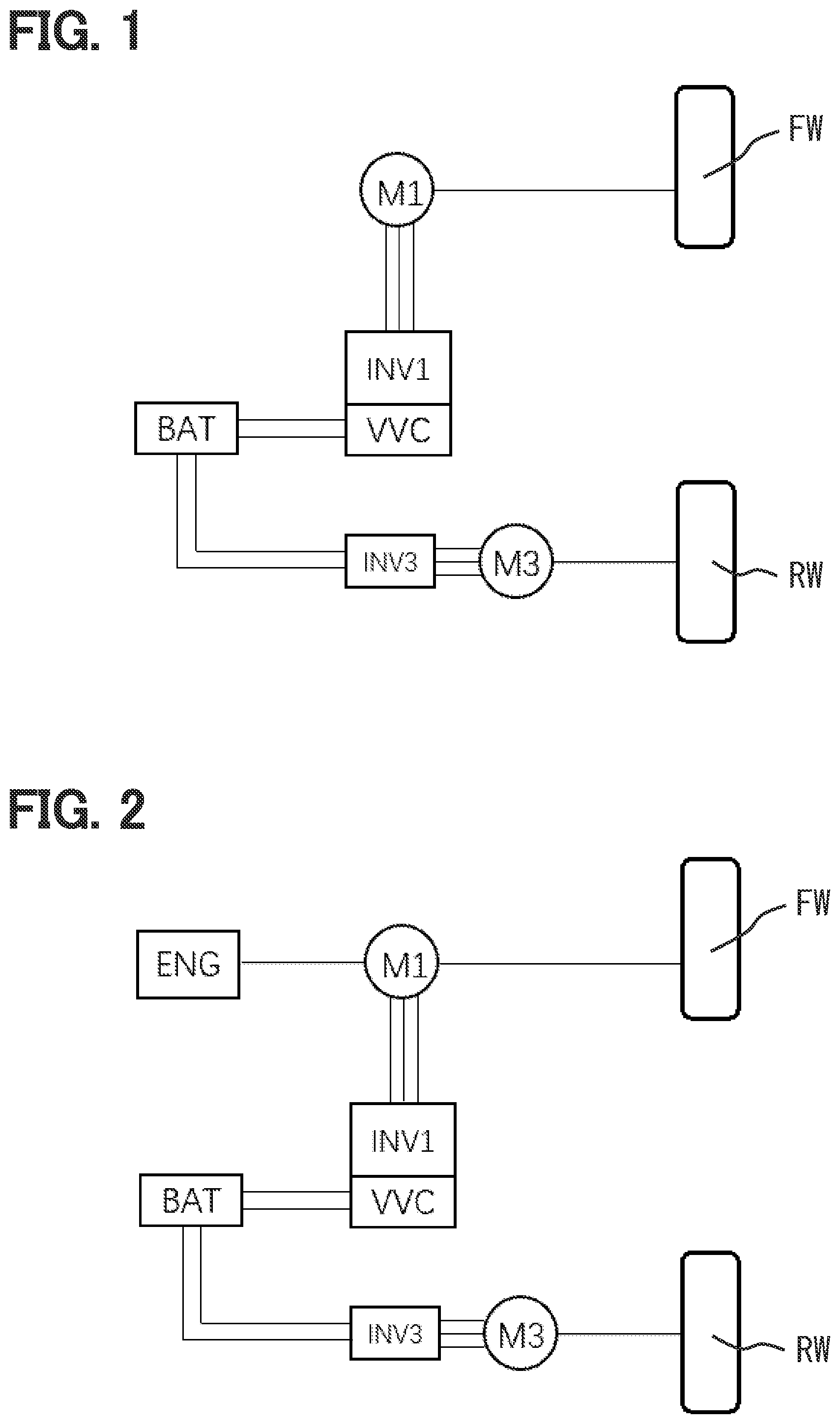 Patent US12508894 — Control method of four-wheel drive system with boosting operation — Figure 1