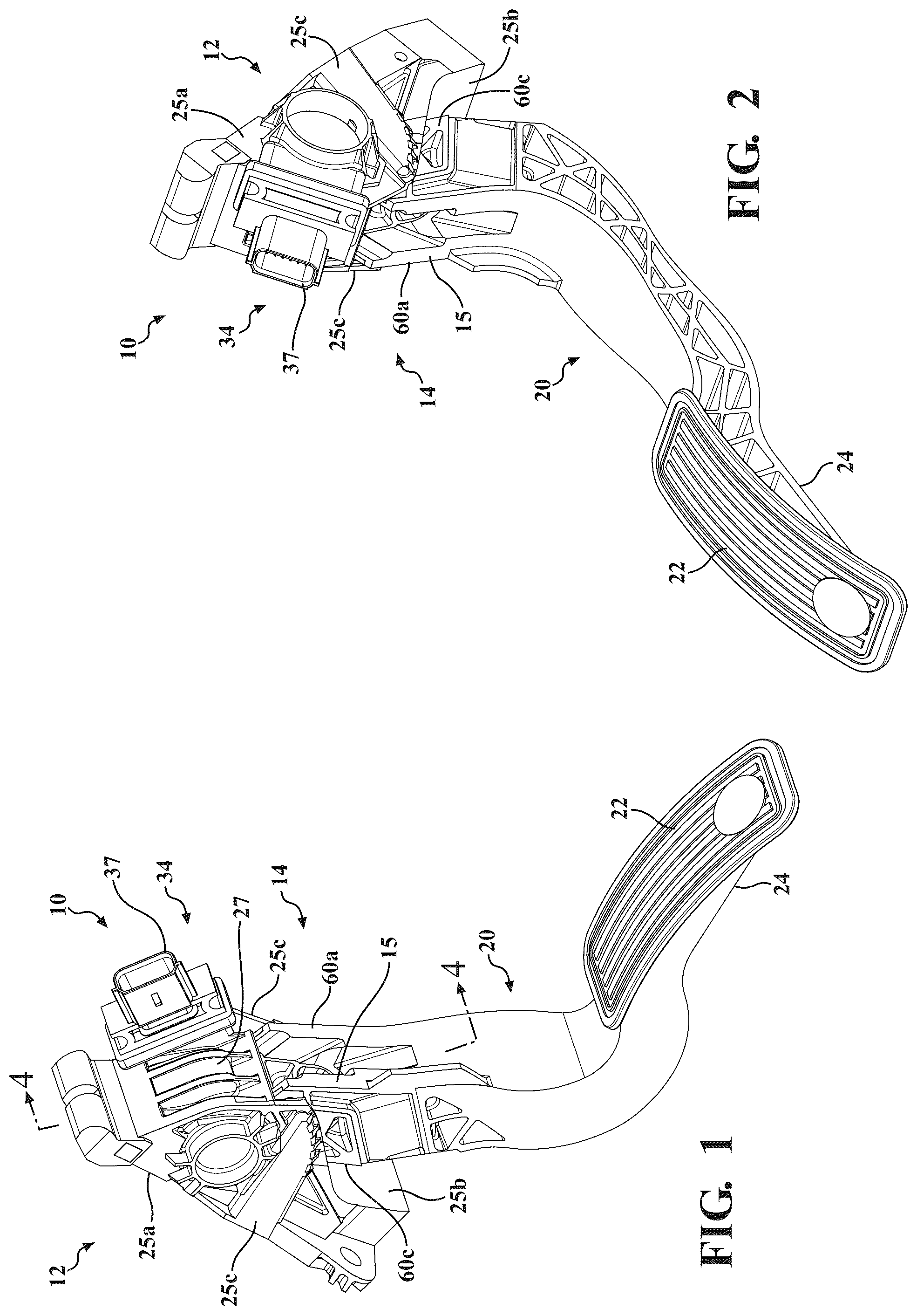 Patent US12508902 — Electronic throttle control pedal assembly — Figure 1