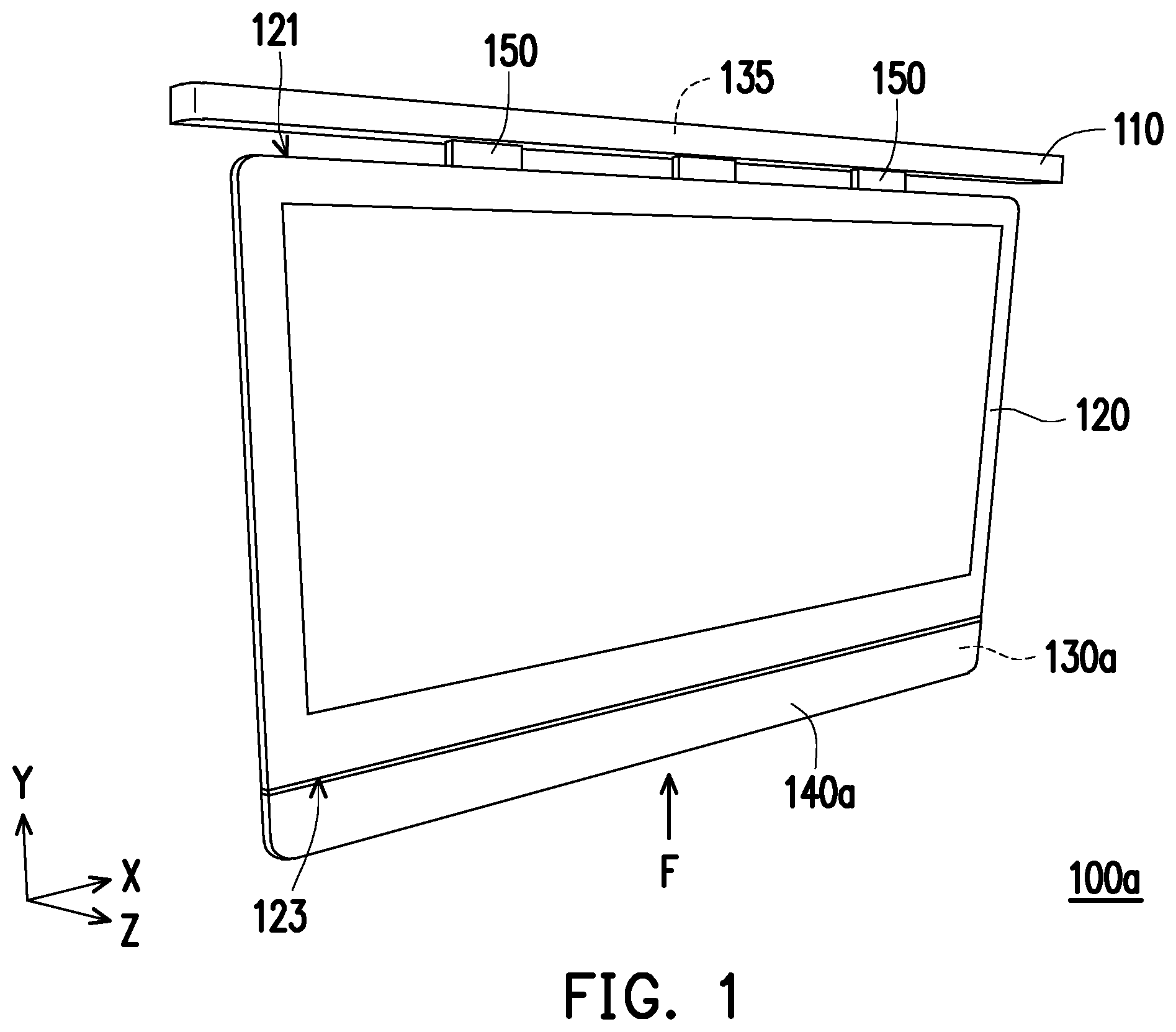 Patent US12508909 — Electronic device provided on transport device — Figure 1