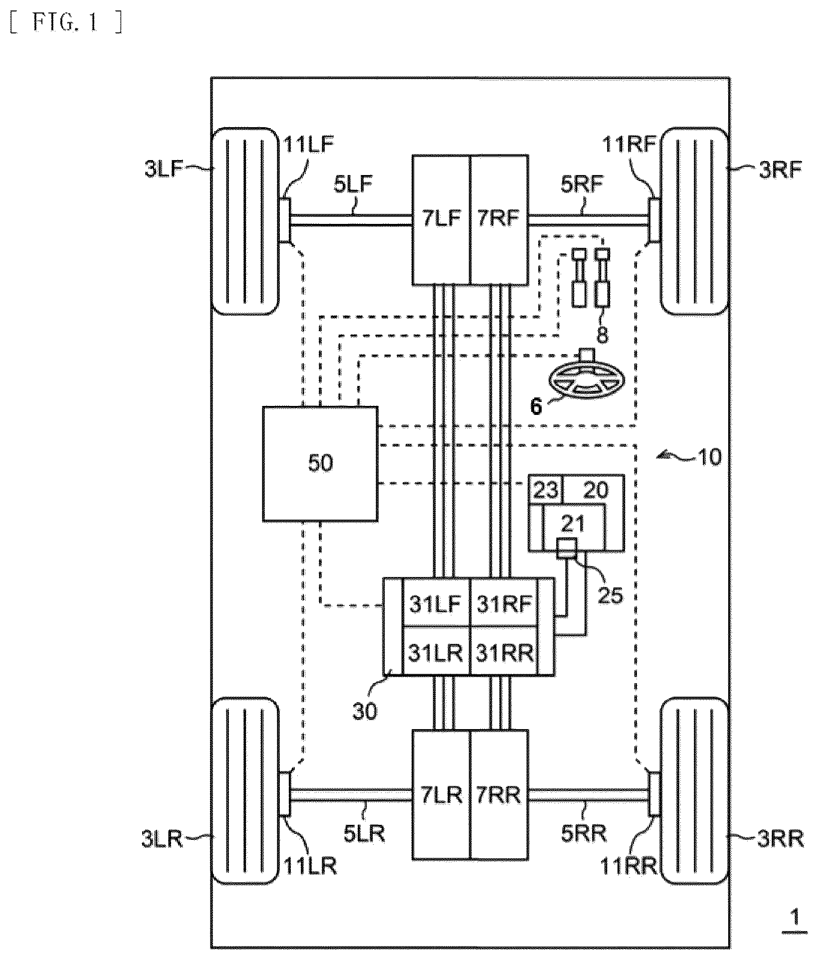 Patent US12508916 — Control apparatus for electric vehicle, electric vehicle, and recording medium in which computer program is recorded — Figure 1