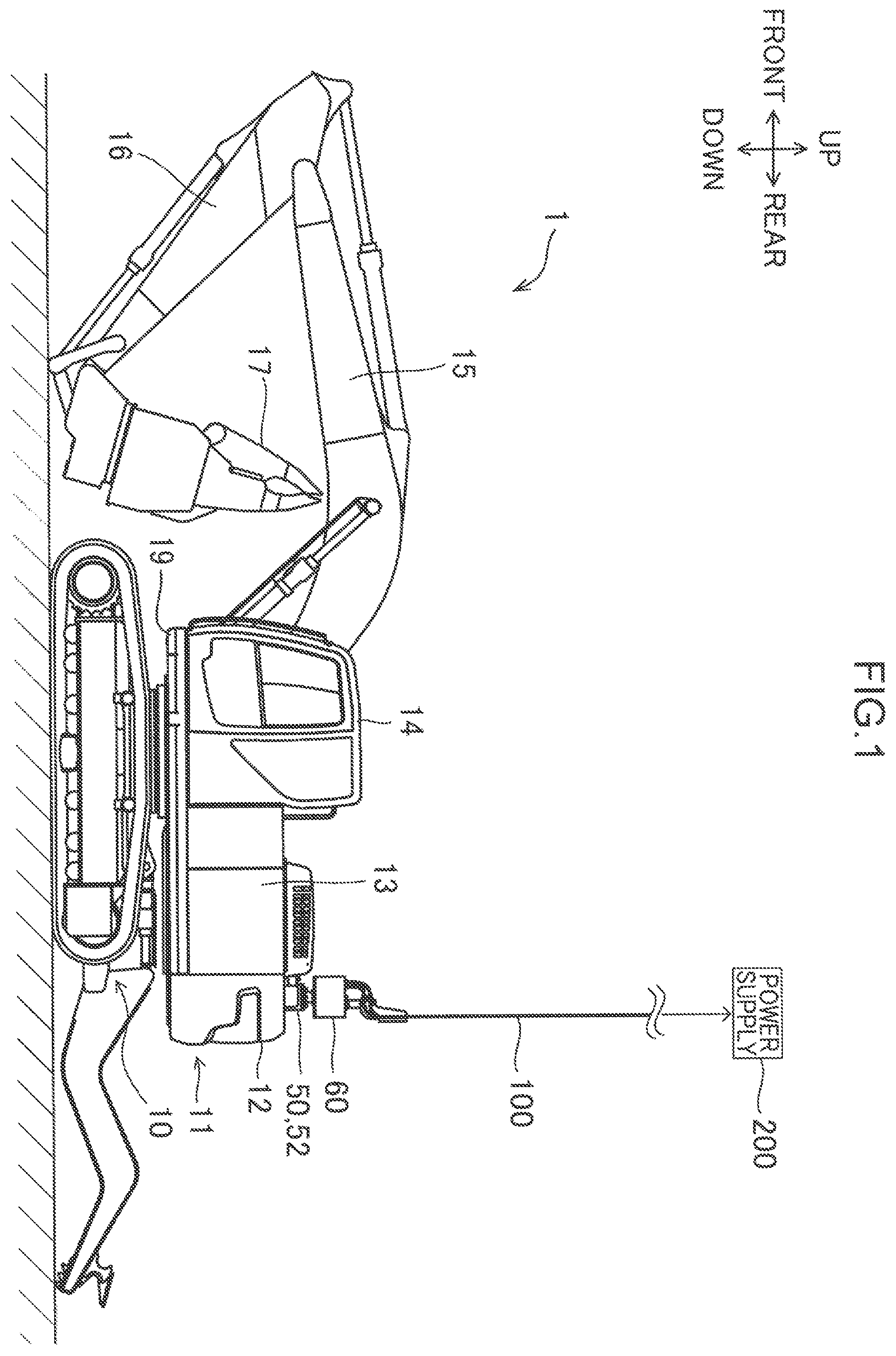 Patent US12508918 — Electric work machine — Figure 1