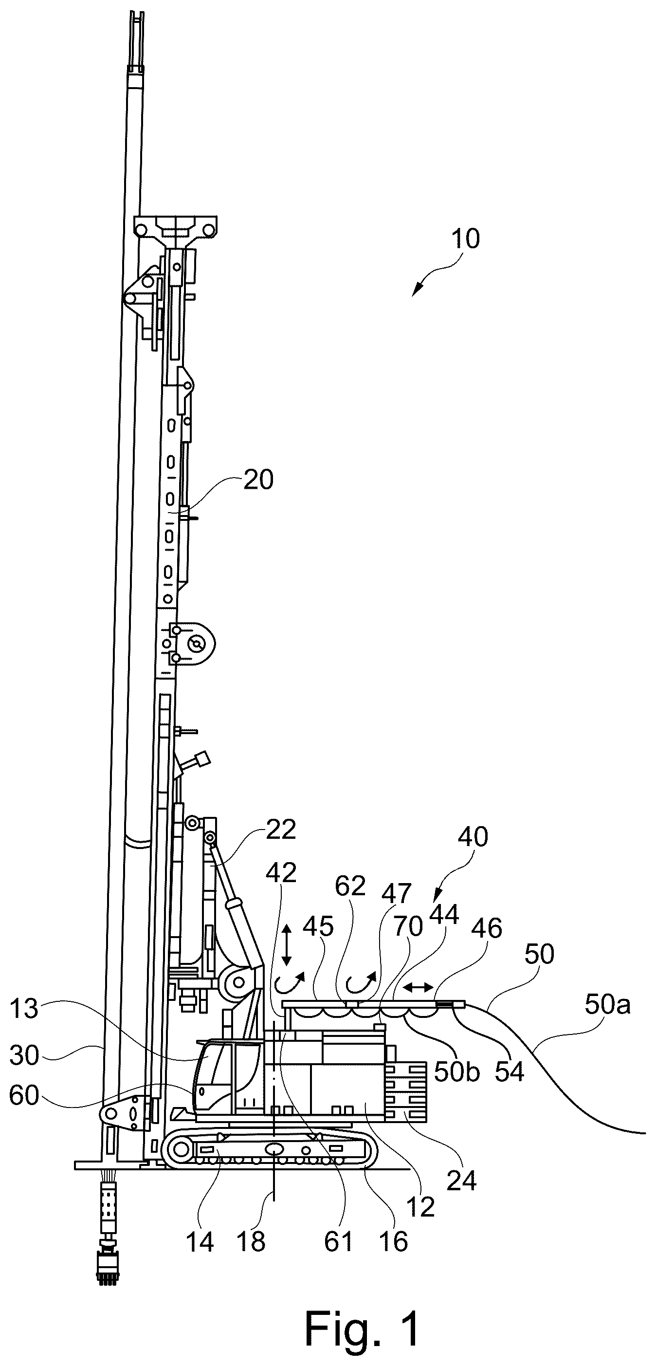 Patent US12508919 — Construction machine — Figure 1
