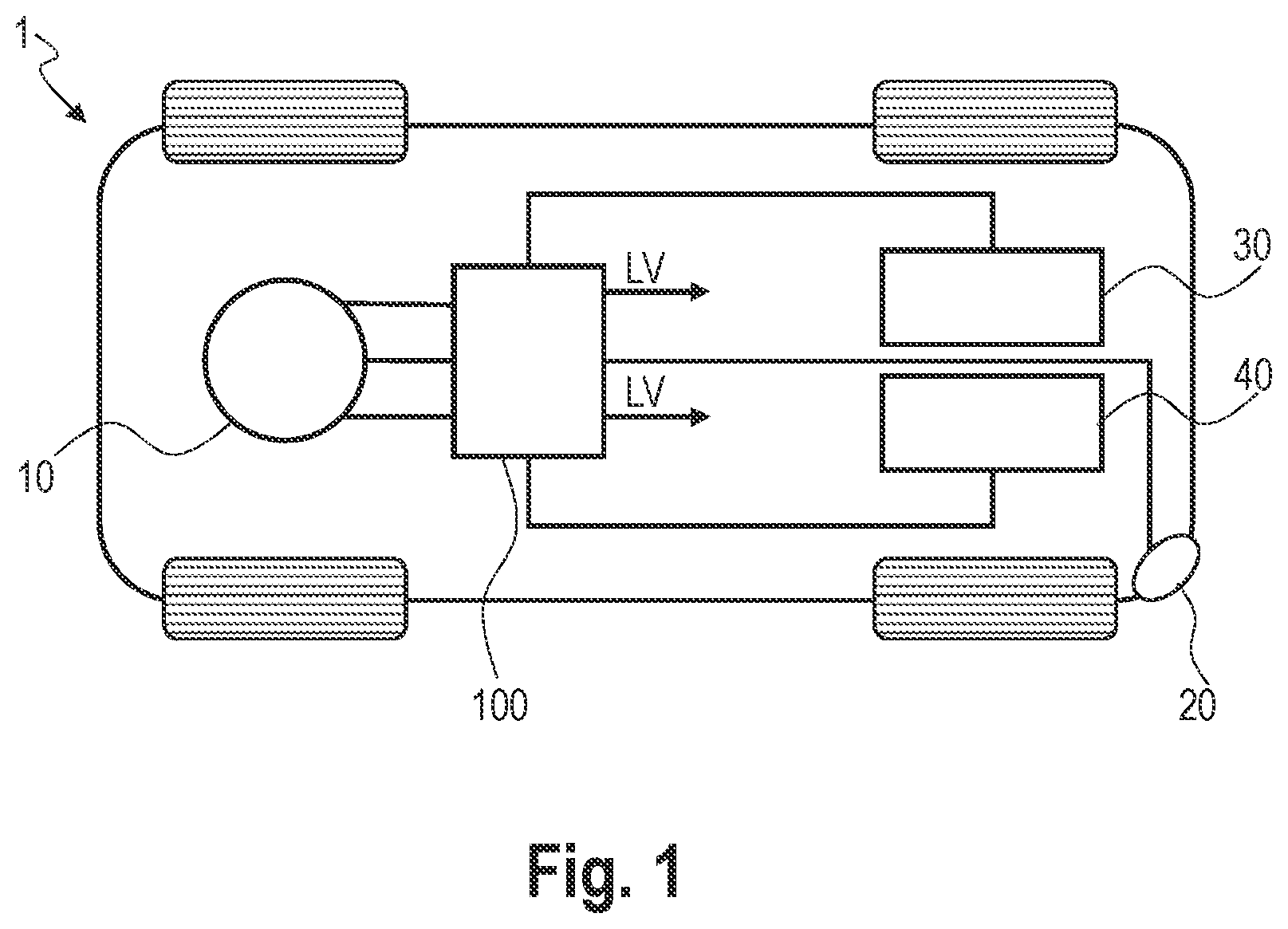Patent US12508927 — Converter system for transferring power — Figure 1
