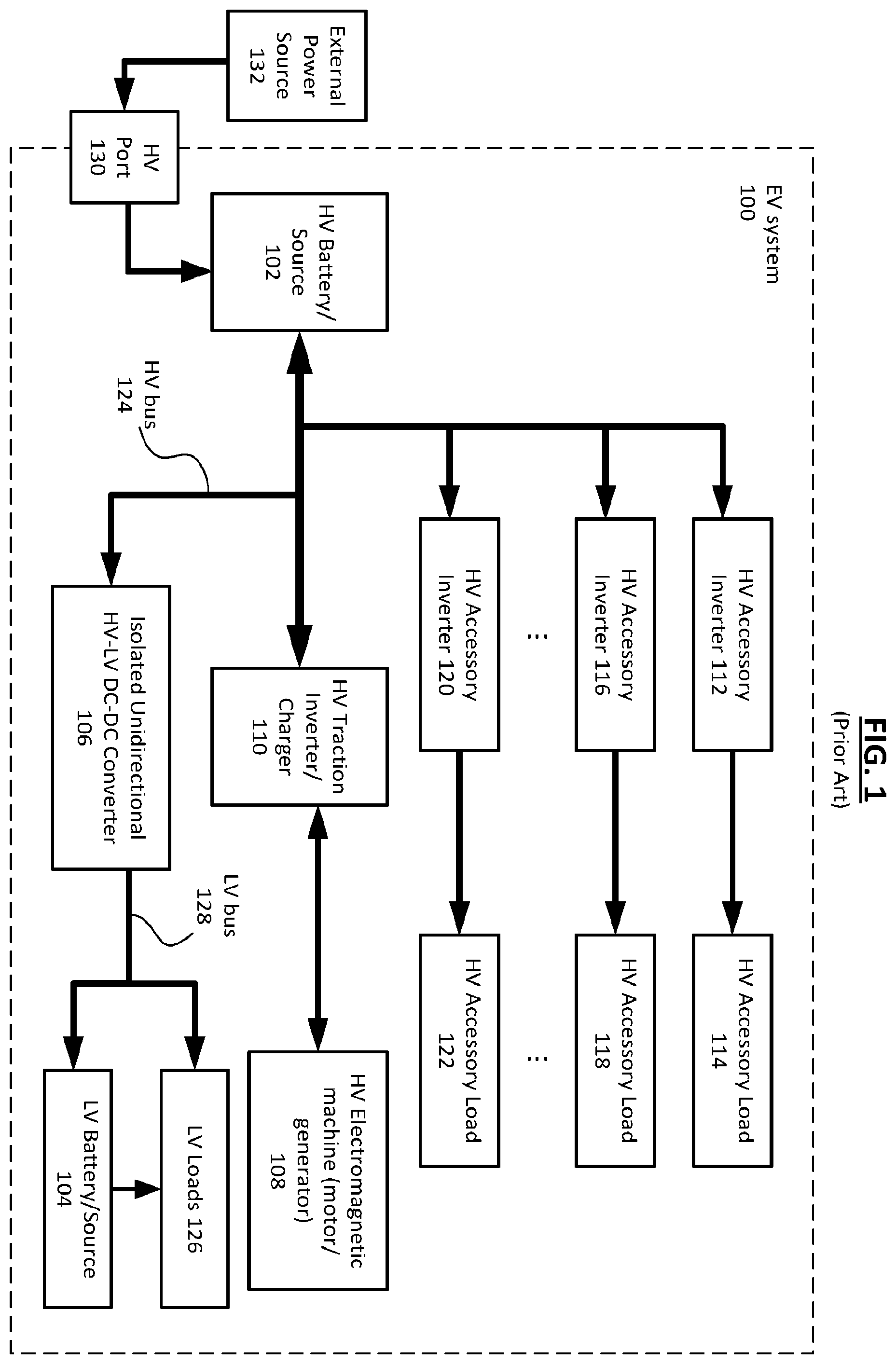 Patent US12508930 — System for bidirectional electrical energy transfer — Figure 1
