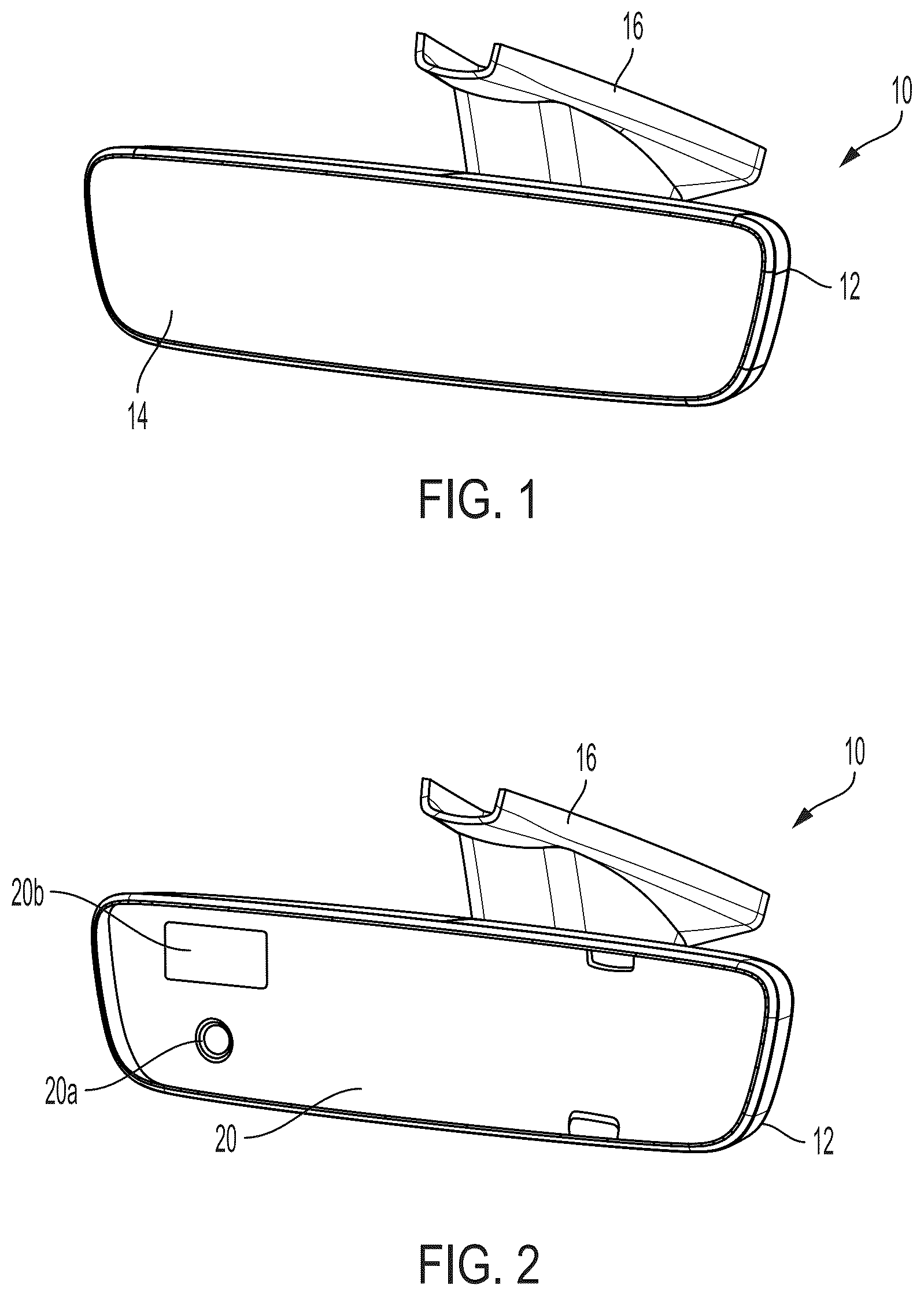 Patent US12508988 — Vehicular driver monitoring system with DMS camera at interior rearview mirror assembly — Figure 1