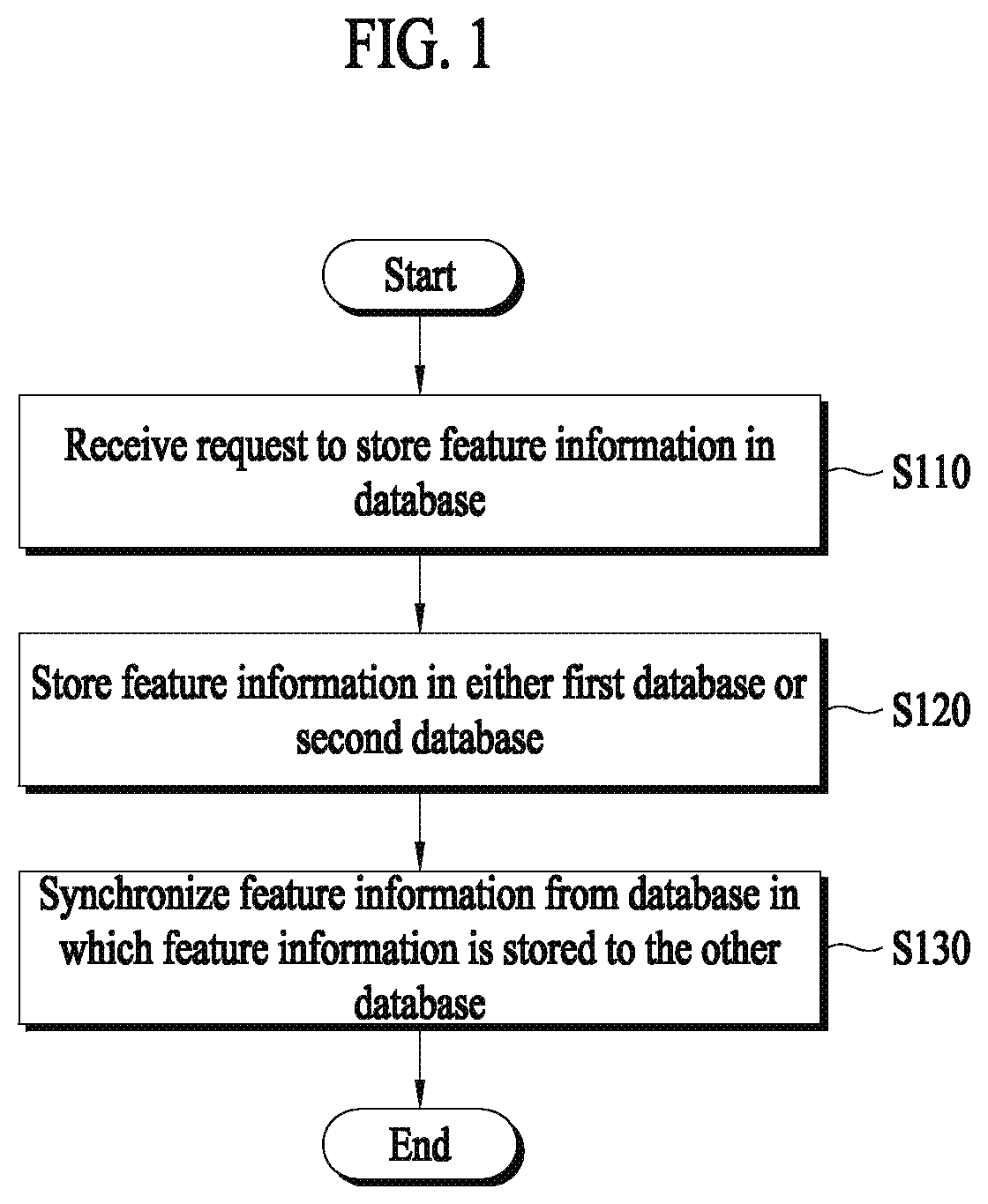 Patent US12511312 — Electronic apparatus and method for managing feature information — Figure 1