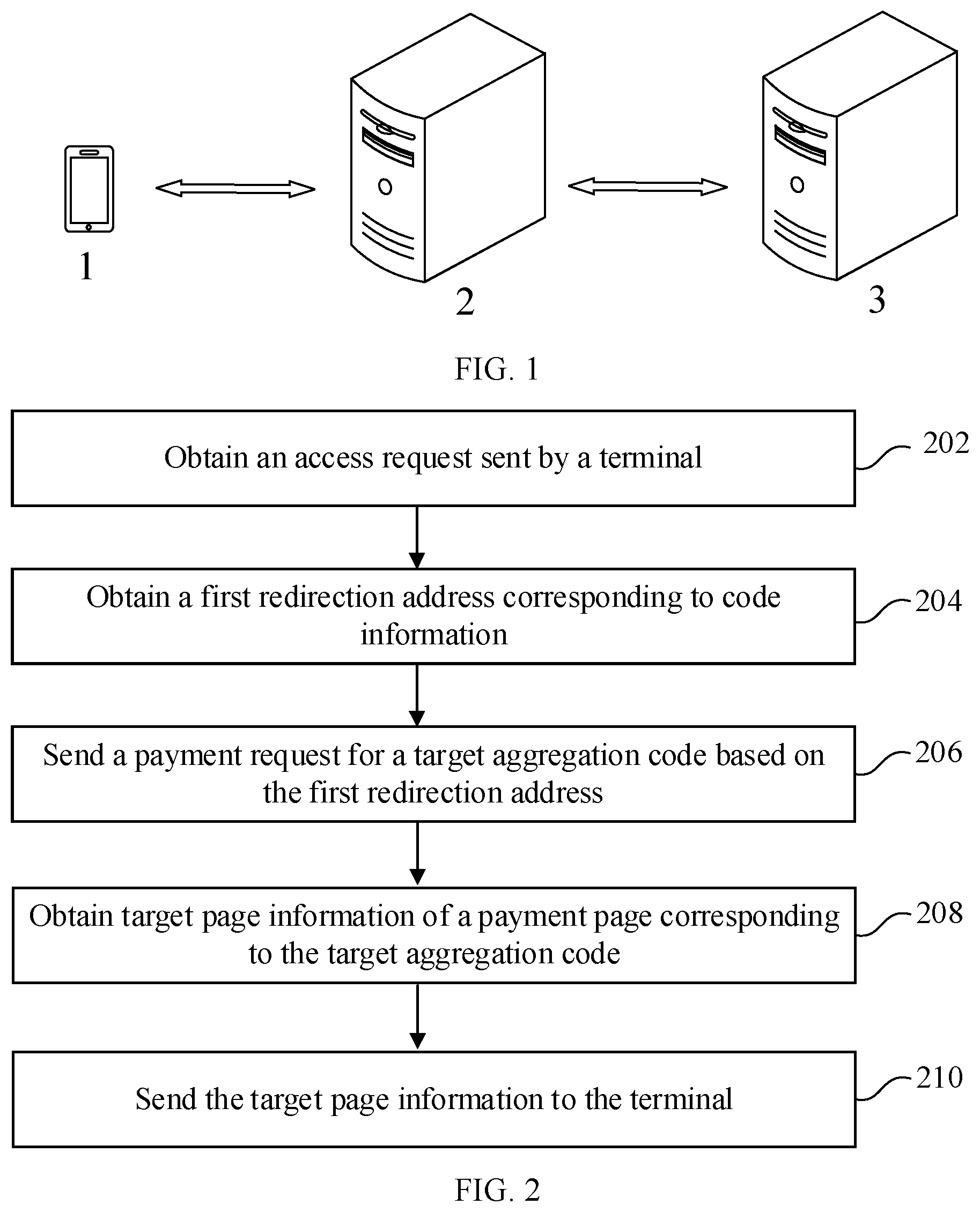 Patent US12511637 — Method, apparatus, and device for accessing aggregation code payment page, and medium — Figure 1