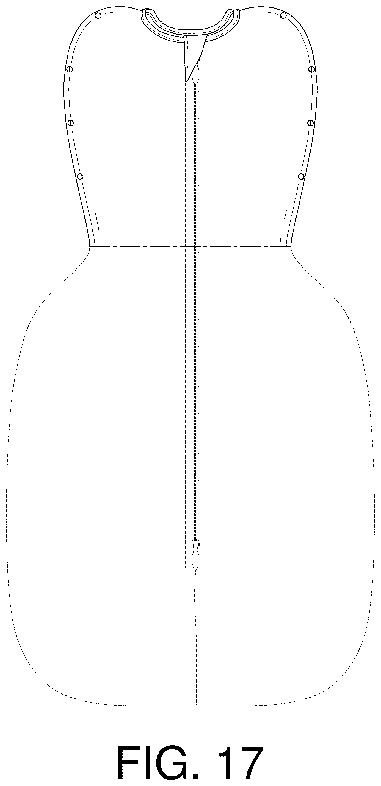 Patent USD1075218 Figure 13 – Convertible swaddle garment