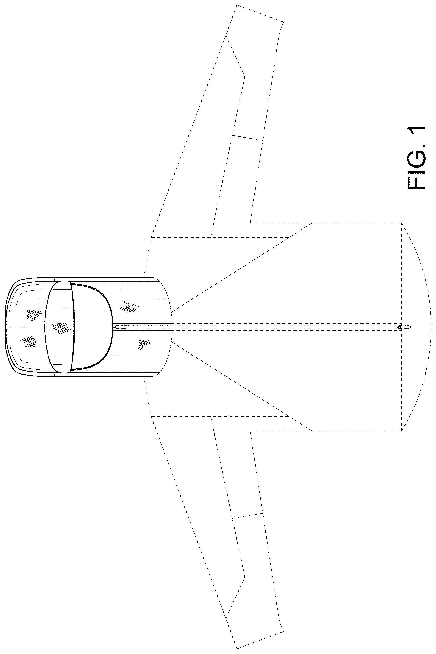 Patent USD1075233 — Hood with brim for a garment — Figure 1