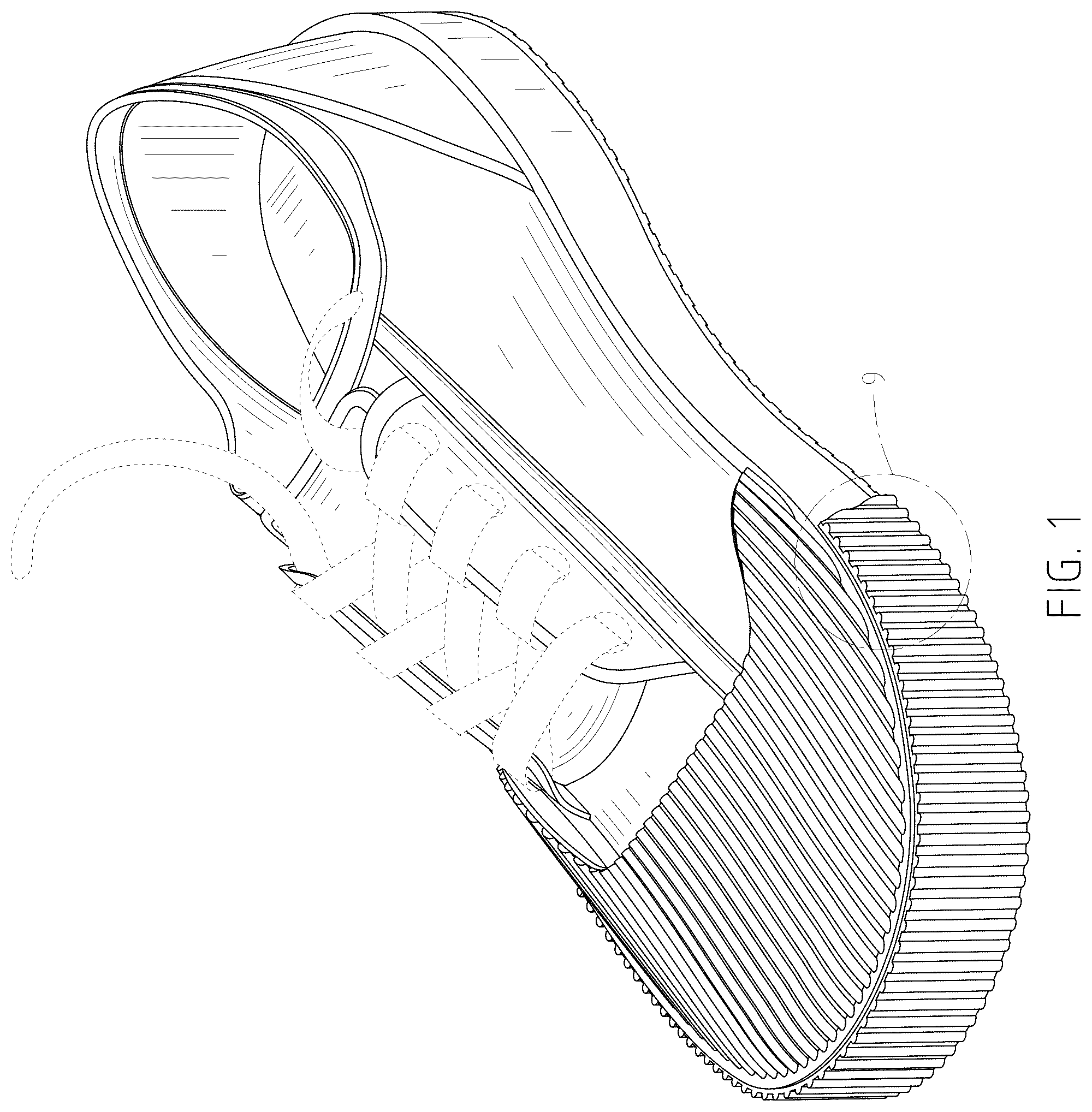 Patent USD1075237 Figure 1 – Shoe