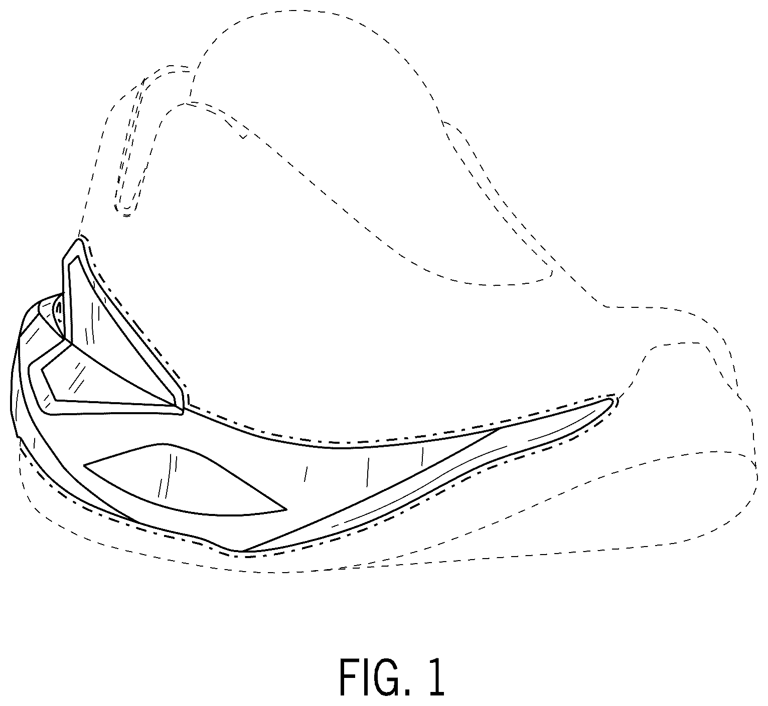 Patent USD1075254 — Footwear article — Figure 1