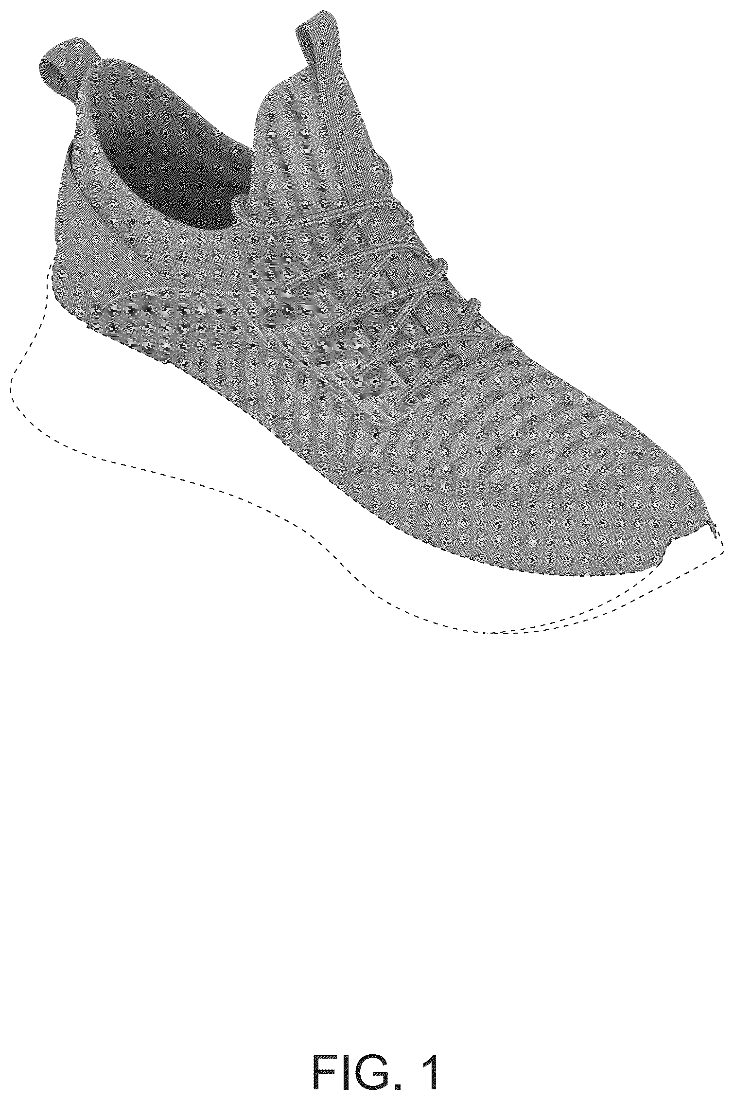 Patent USD1075267 Figure 1 – Shoe upper