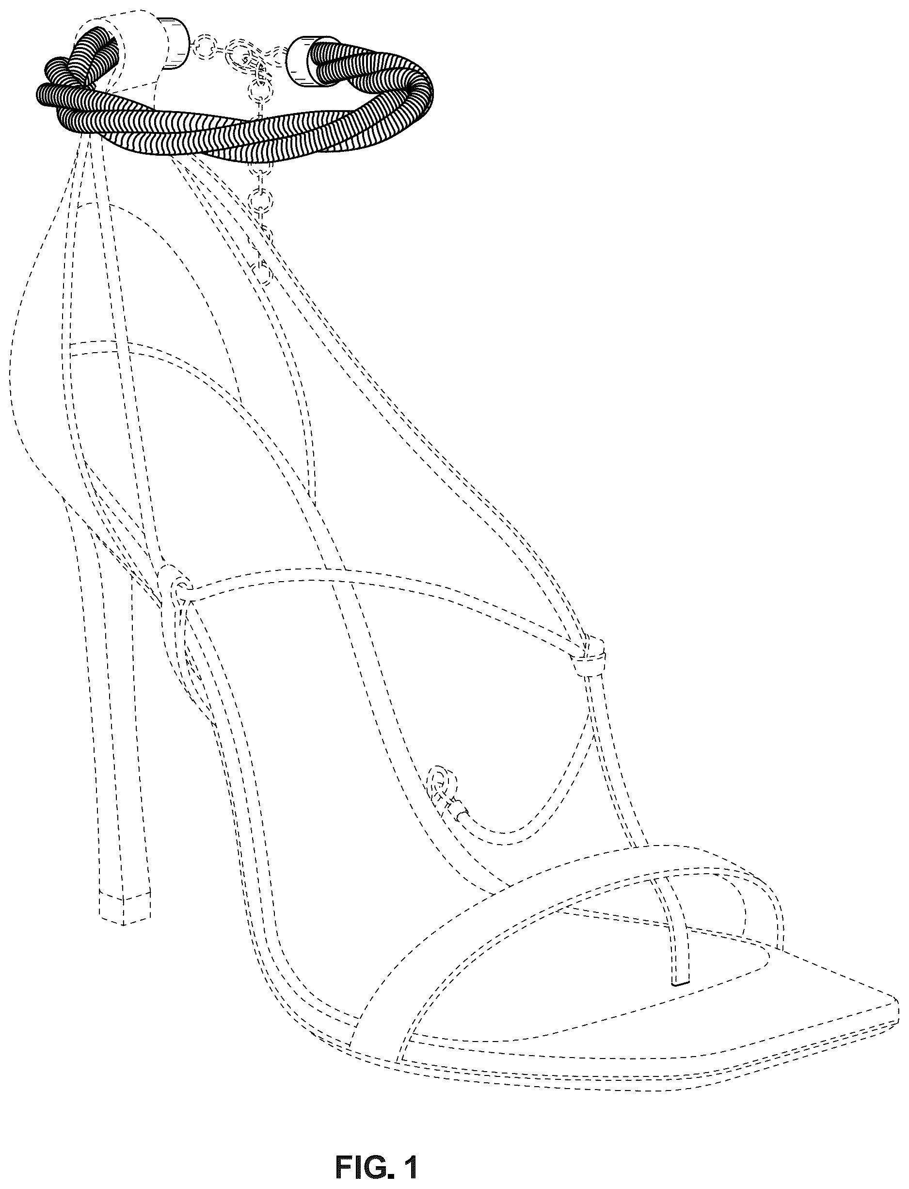 Patent USD1075269 Figure 1 – Footwear