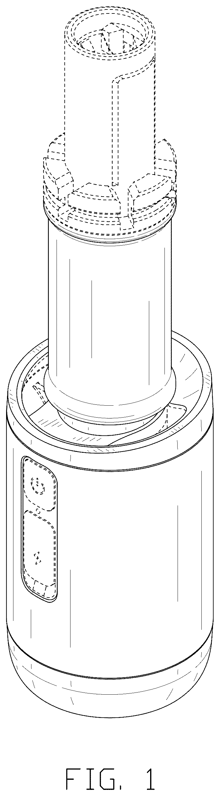 Patent USD1075278 — Umbrella handle assembly — Figure 1