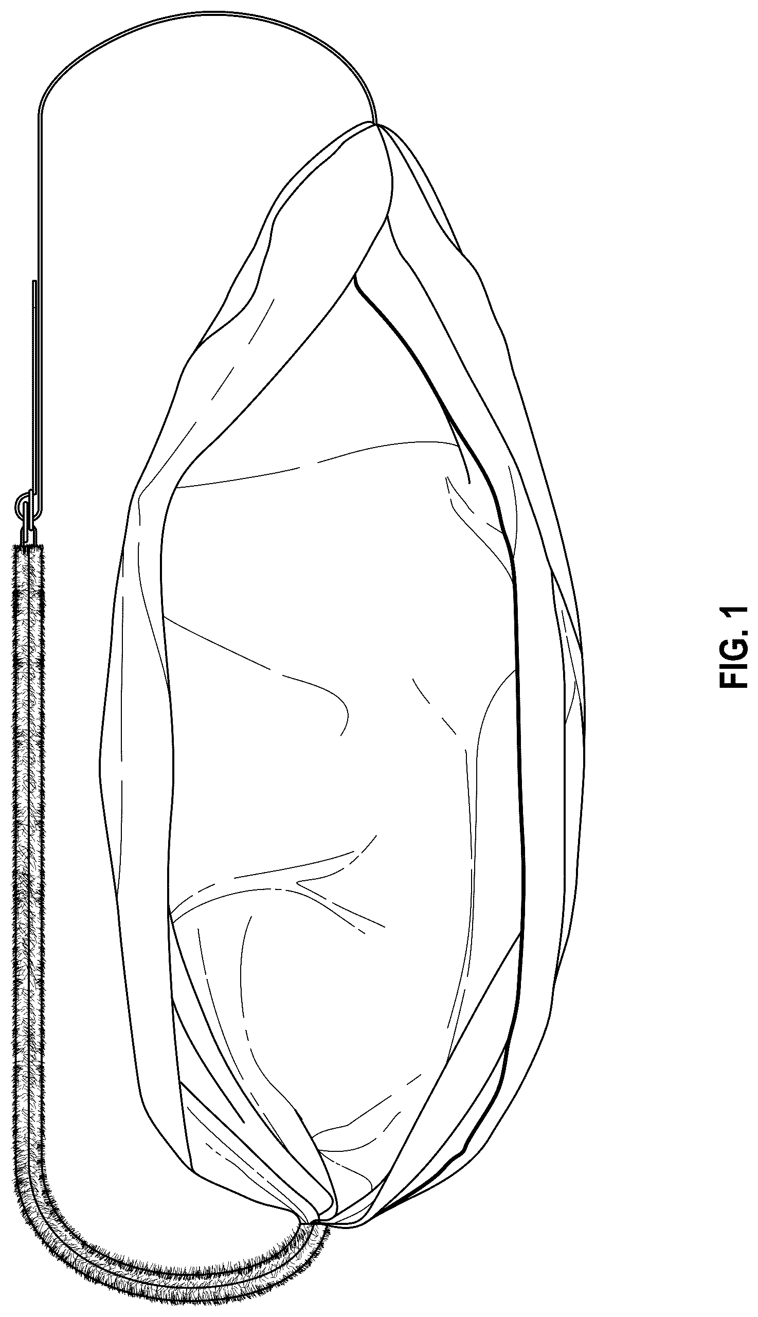 Patent USD1075287 Figure 1 – Breastfeeding sling for supporting a breast