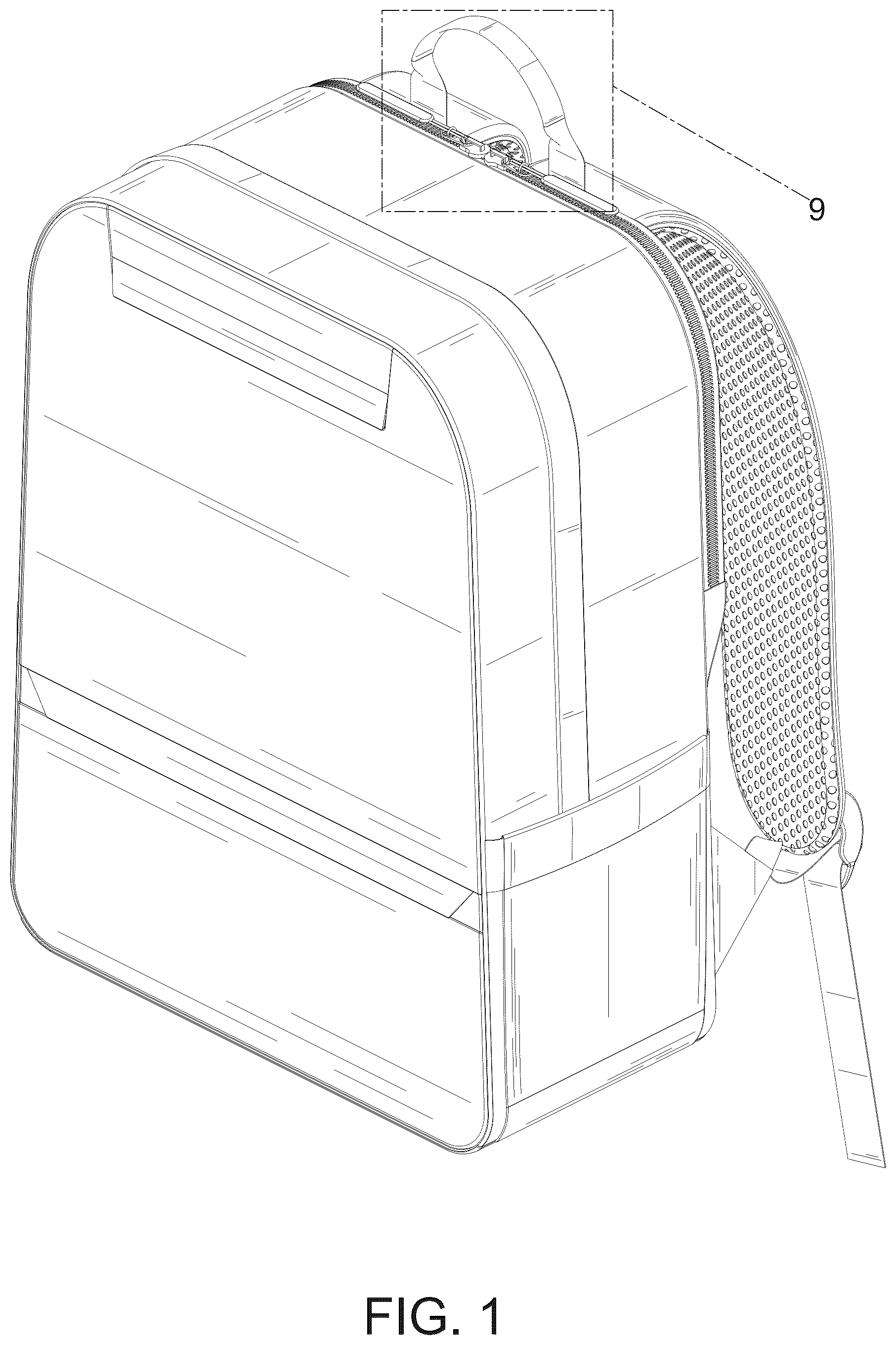Patent USD1075288 — Travel backpack — Figure 1