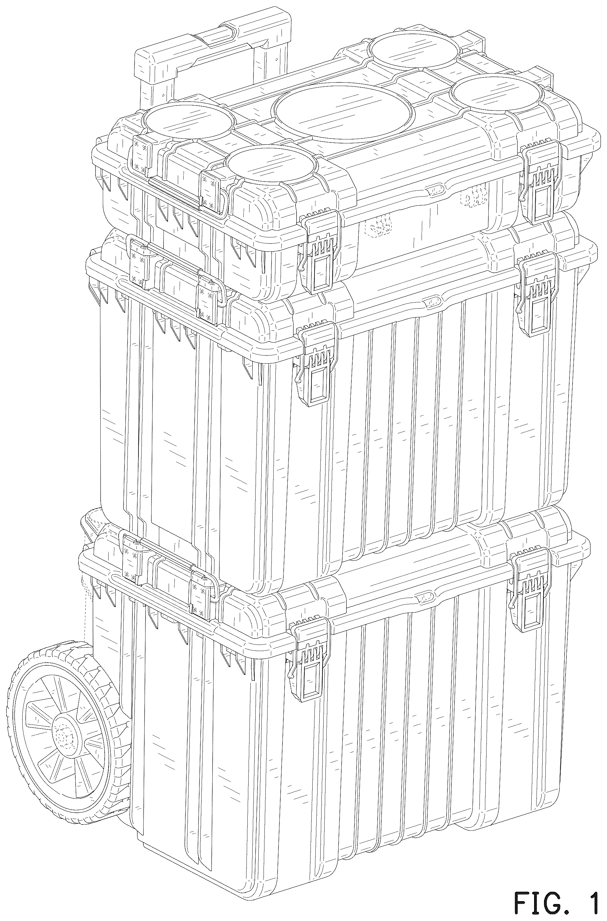 Patent USD1075297 — Tool box — Figure 1