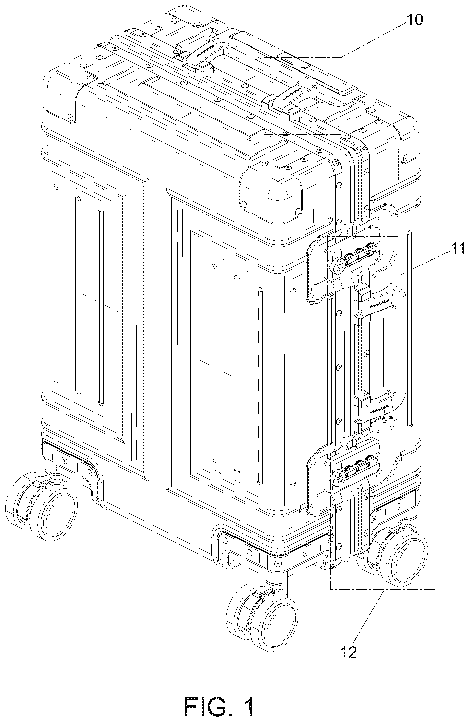 Patent USD1075298 — Suitcase — Figure 1
