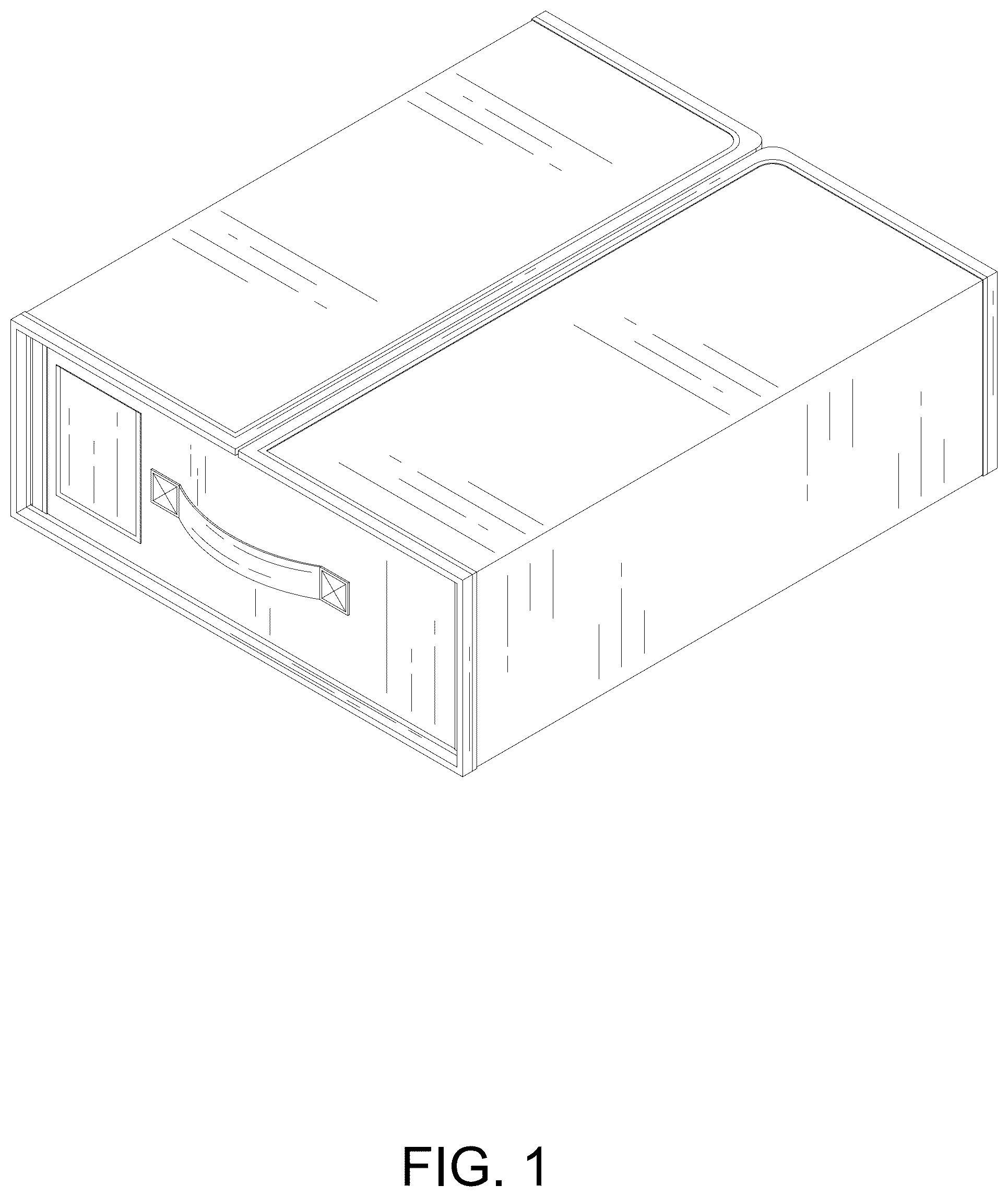 Patent USD1075302 — Foldable fabric storage box — Figure 1