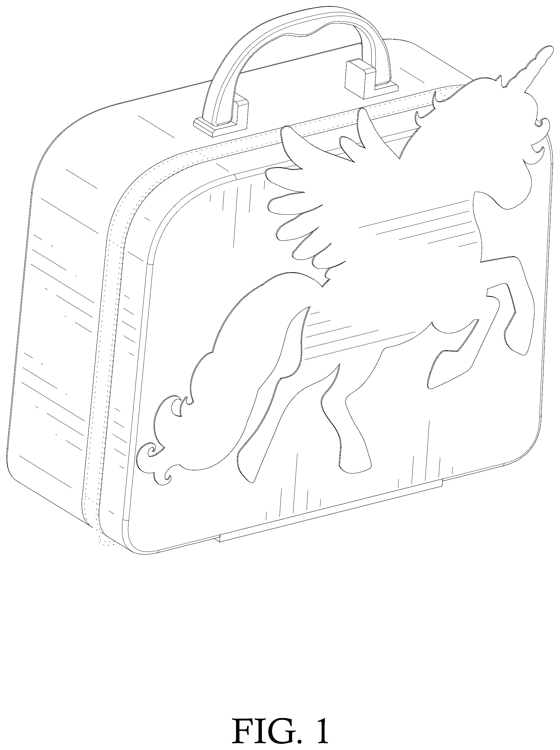 Patent USD1075304 — Makeup bag — Figure 1