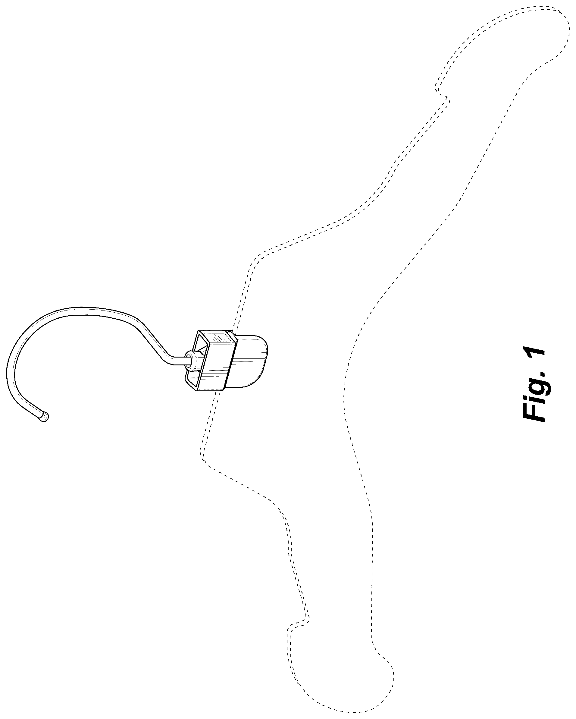 Patent USD1075318 Figure 1 – Metal hook for paper hanger