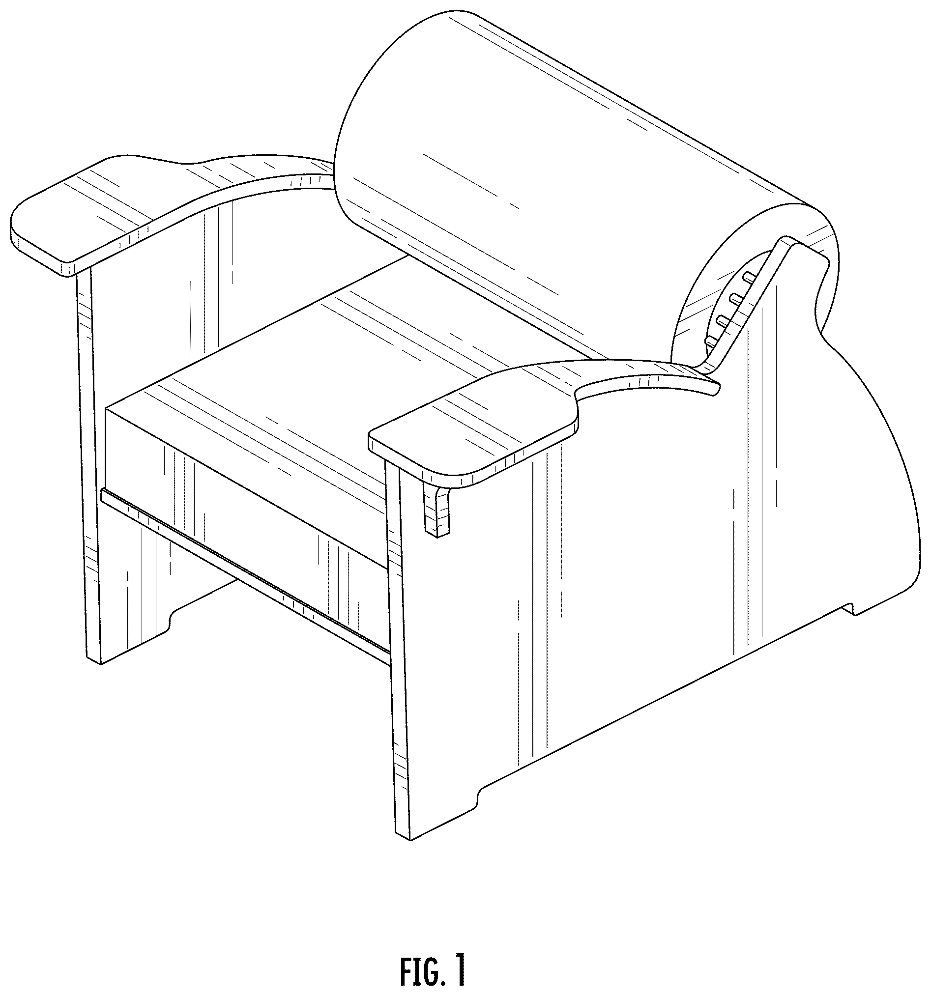 Patent USD1075323 — Chair — Figure 1
