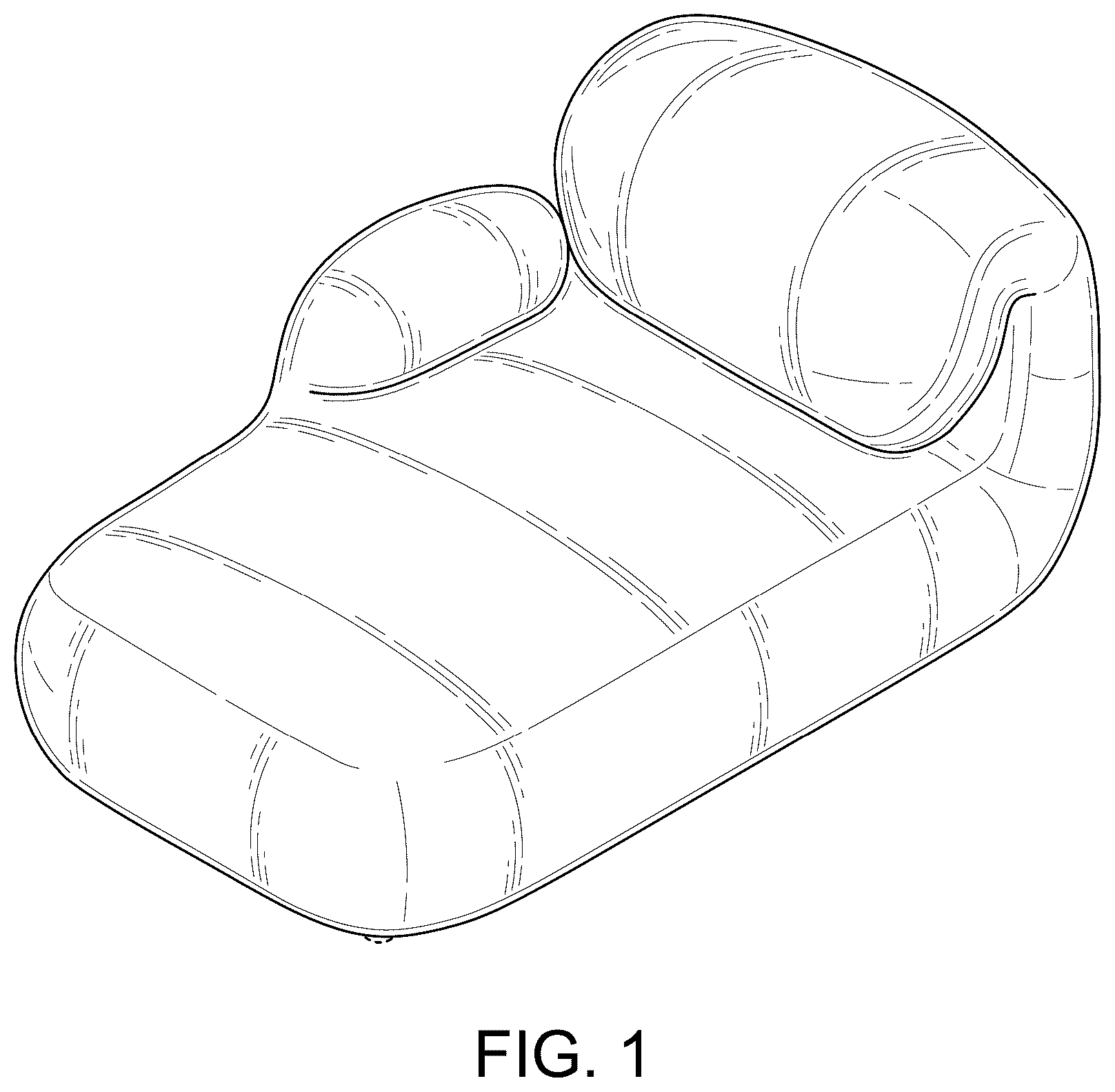 Patent USD1075330 Figure 1 – Chaise sofa