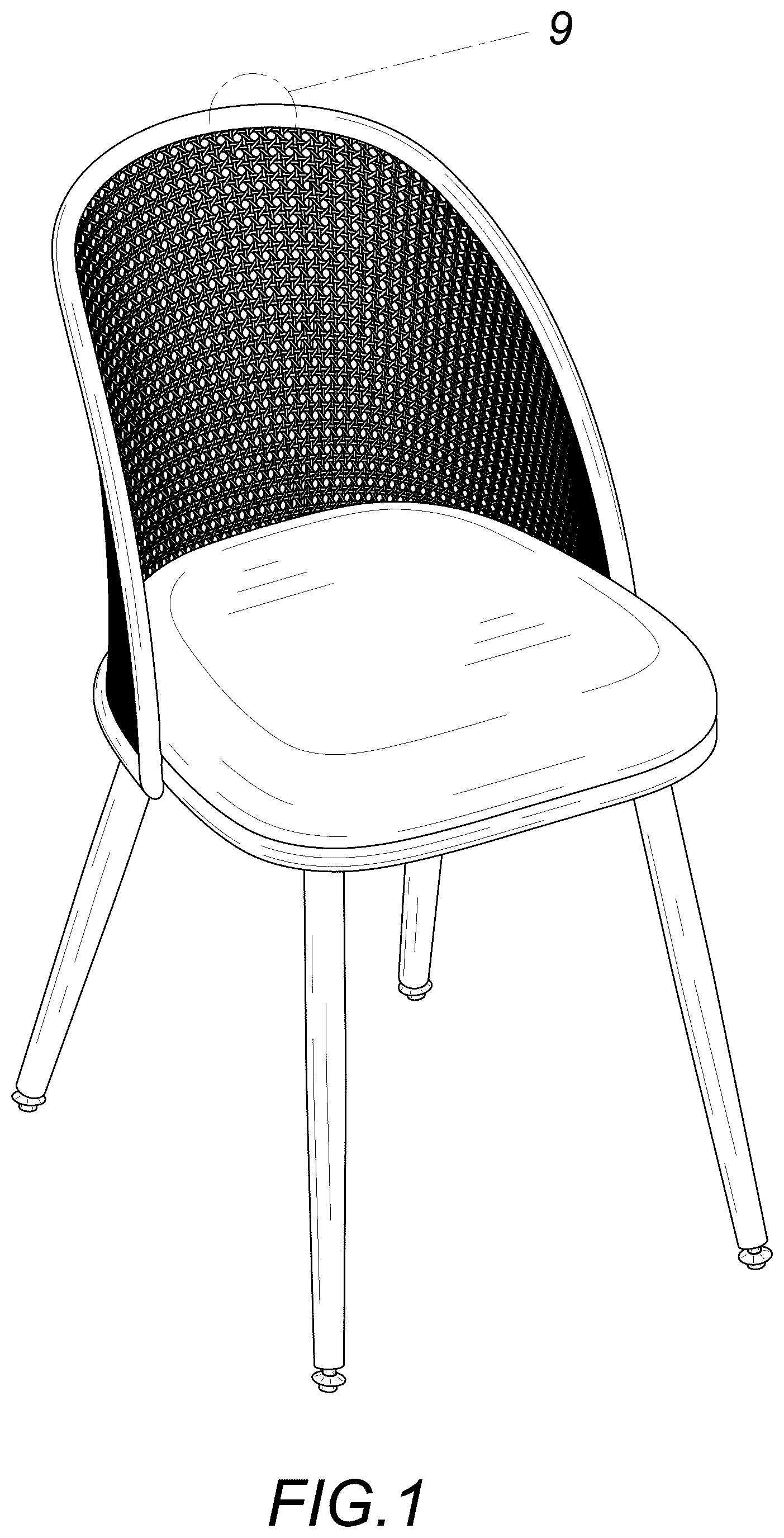 Patent USD1075337 — Chair — Figure 1