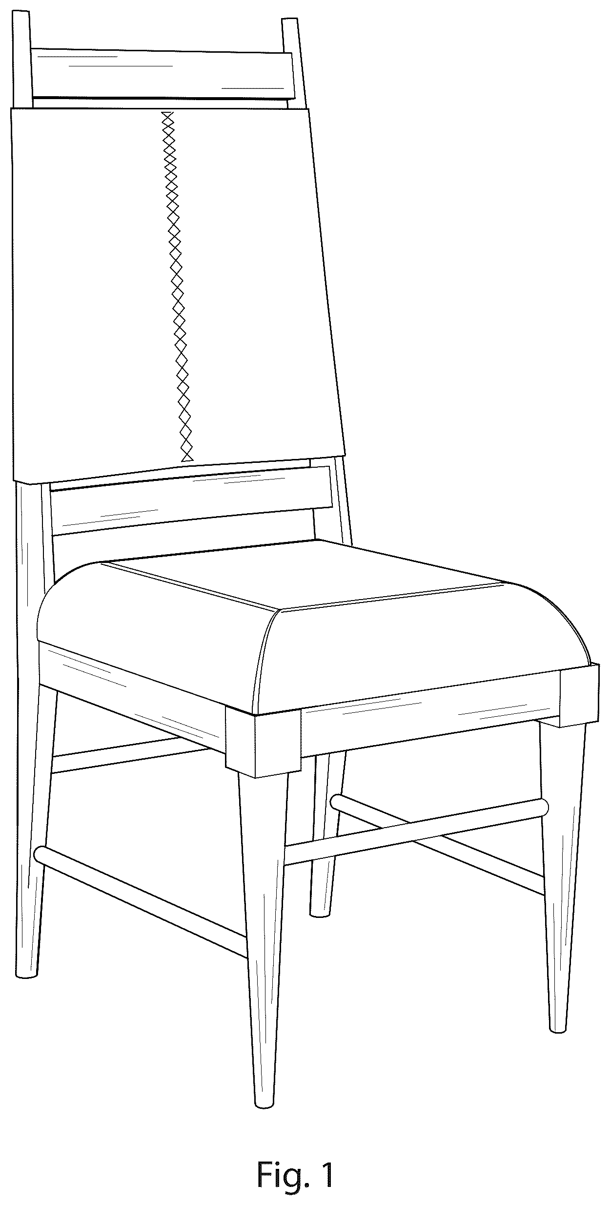 Patent USD1075340 — Chair — Figure 1