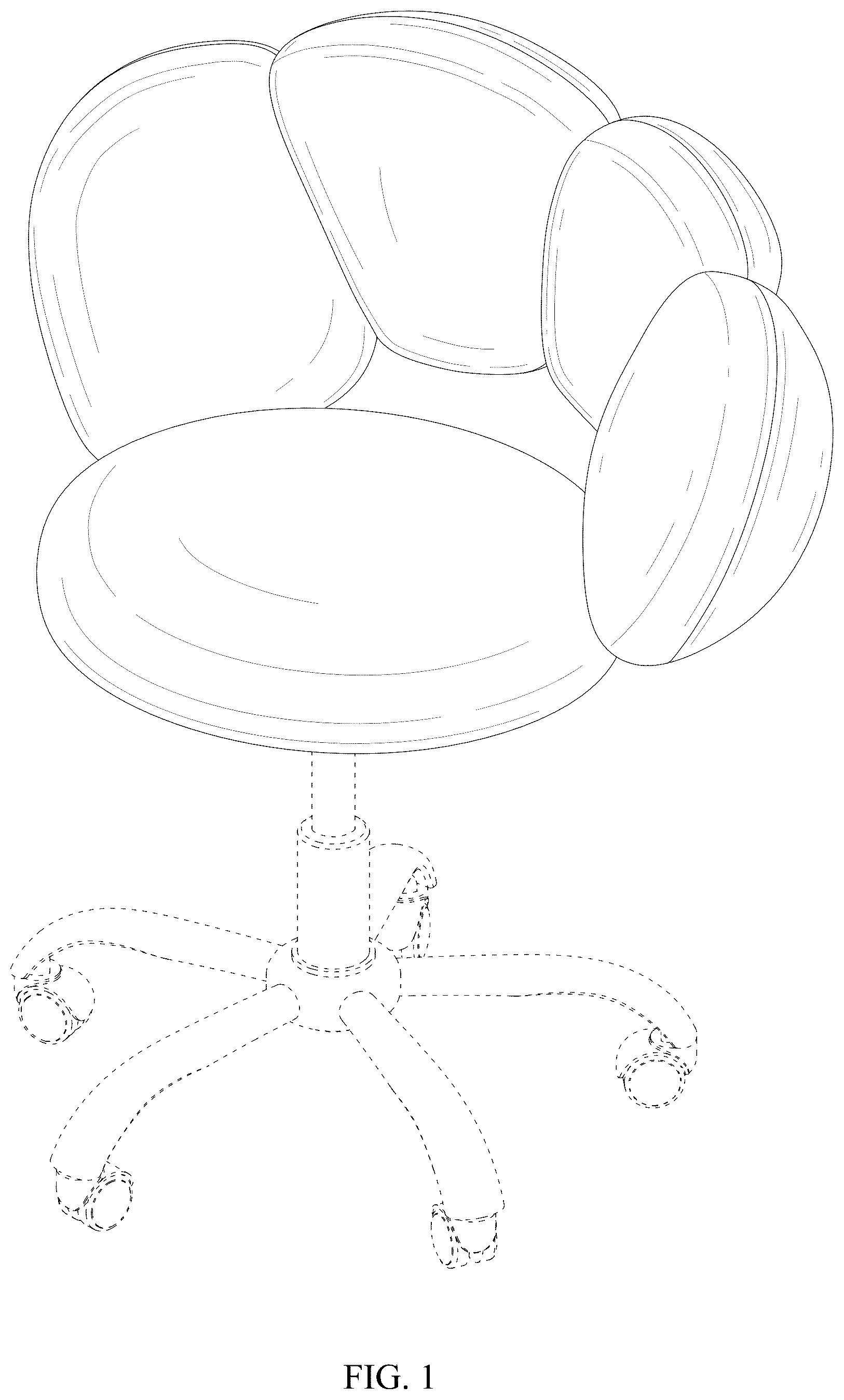 Patent USD1075341 Figure 1 – Chair