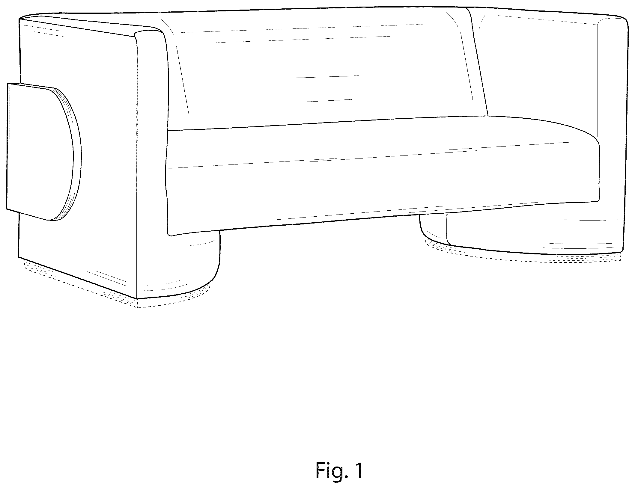 Patent USD1075343 — Settee — Figure 1