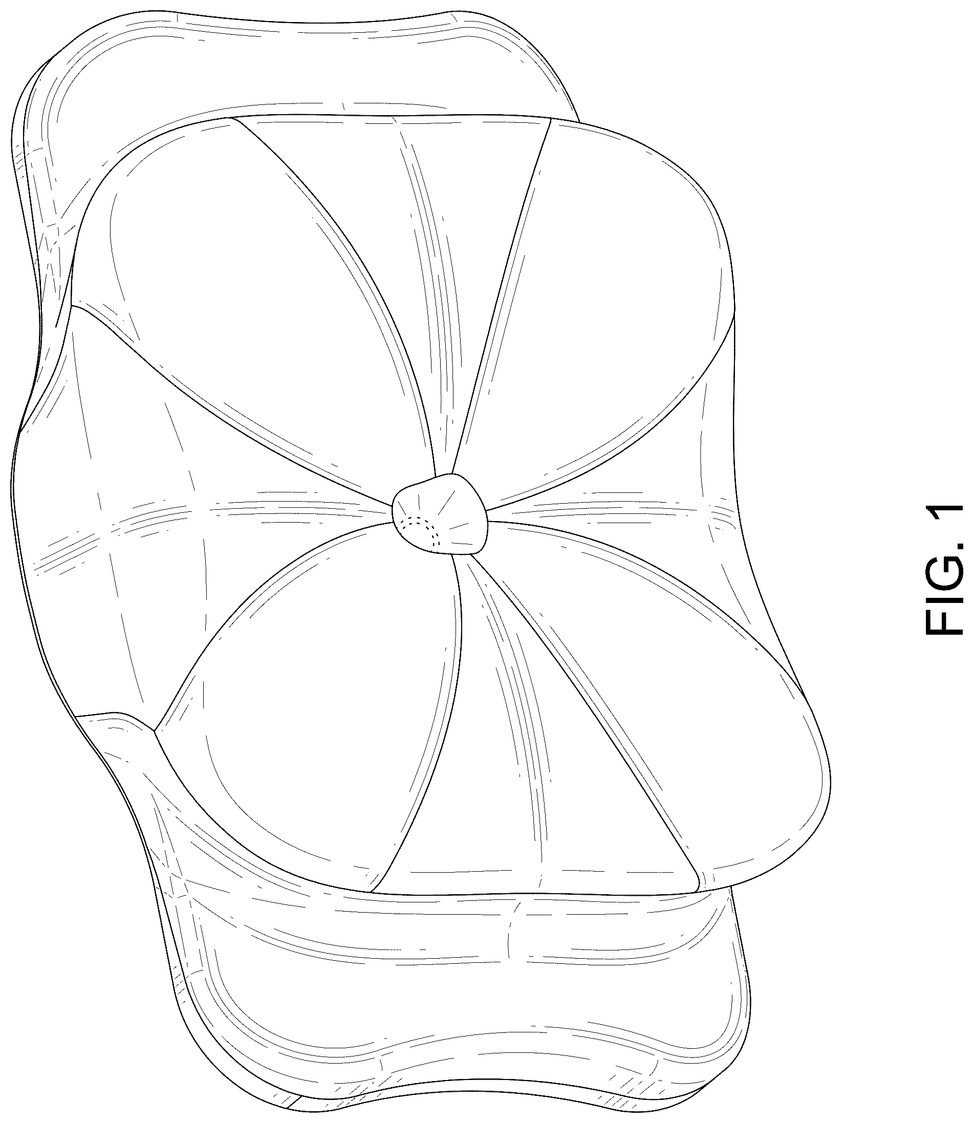 Patent USD1075363 Figure 1 – Cervical neck pillow