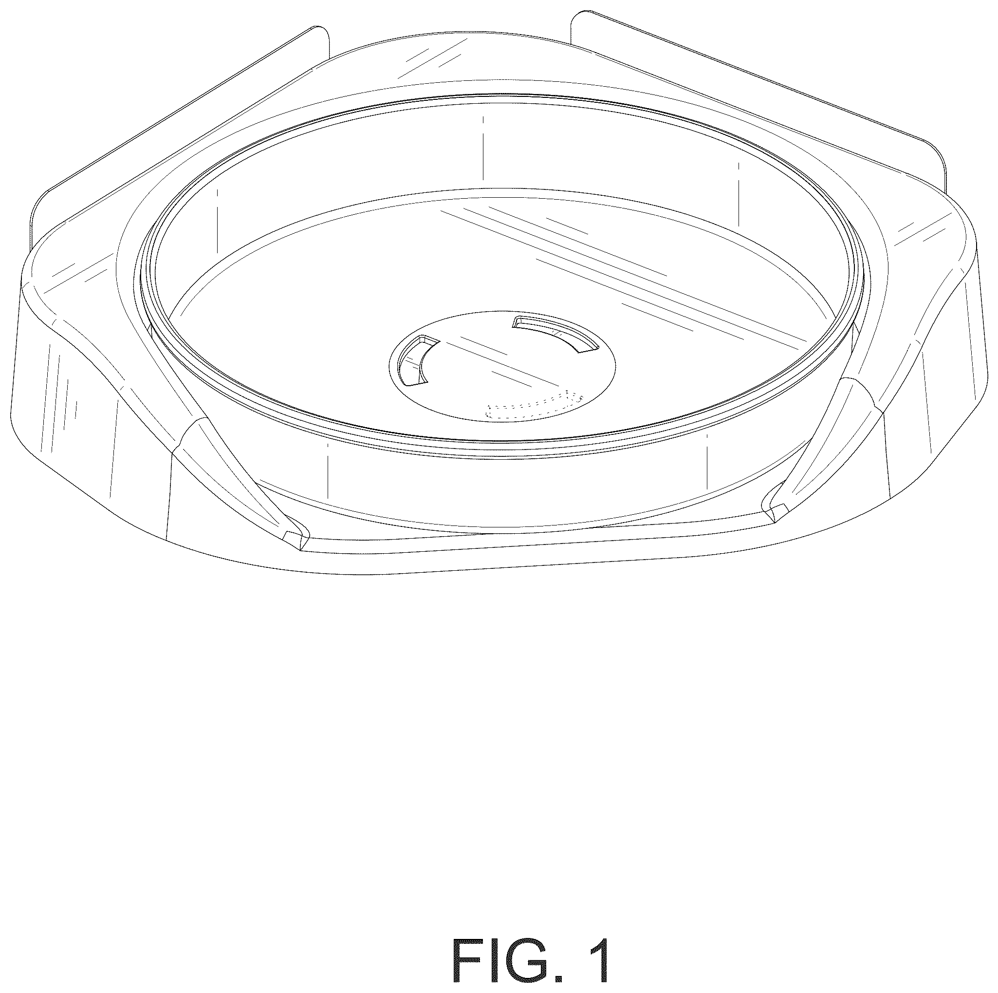 Patent USD1075376 — Corner shelf — Figure 1