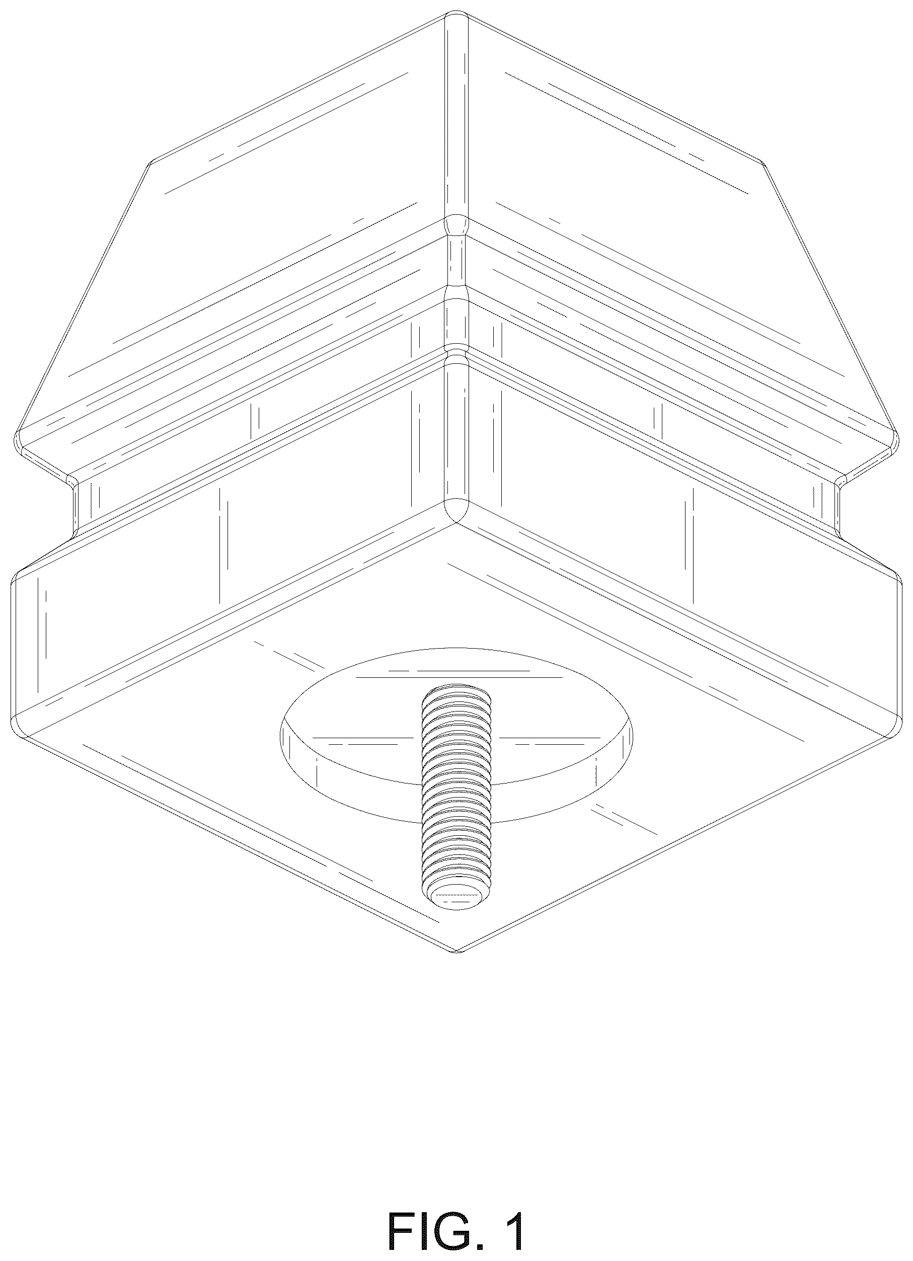 Patent USD1075382 — Furniture leg — Figure 1
