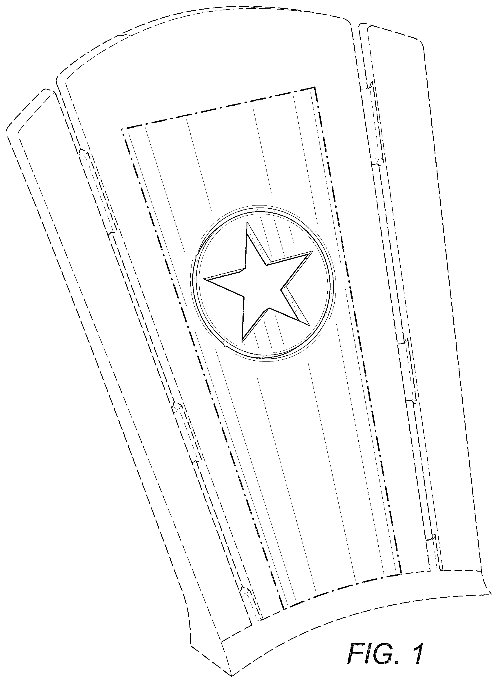 Patent USD1075388 — Chair back — Figure 1