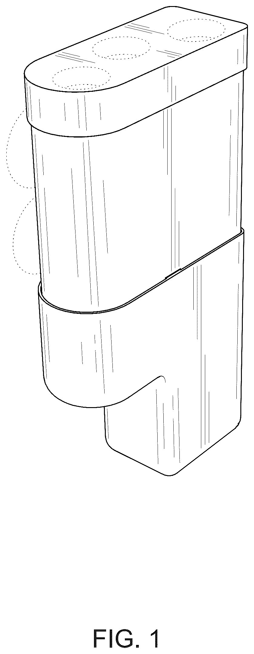 Patent USD1075391 — Liquid and cup dispenser — Figure 1