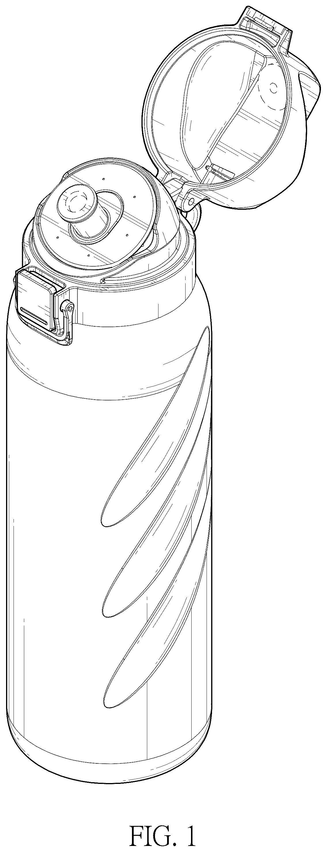 Patent USD1075413 — Water bottle with scented lid — Figure 1