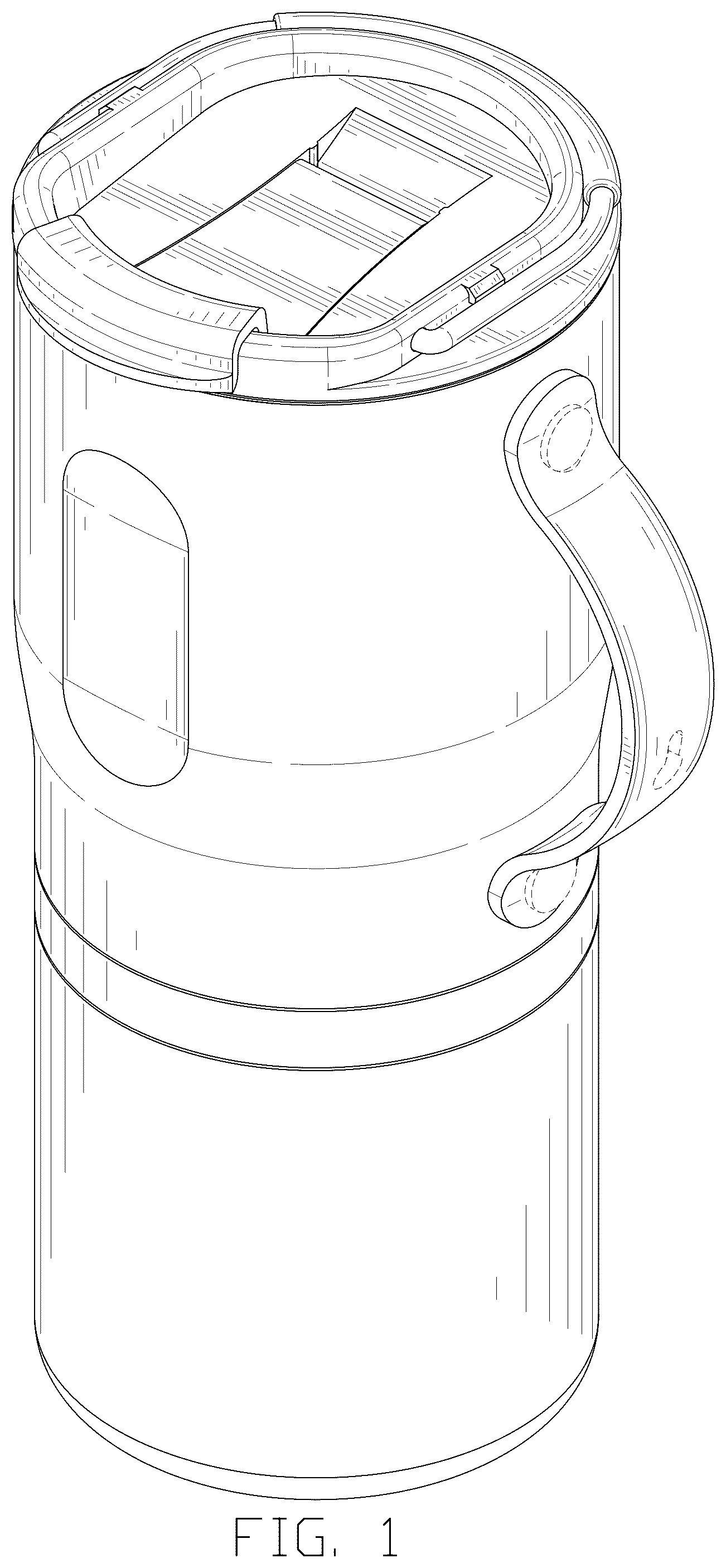 Patent USD1075414 Figure 1 – Bottle