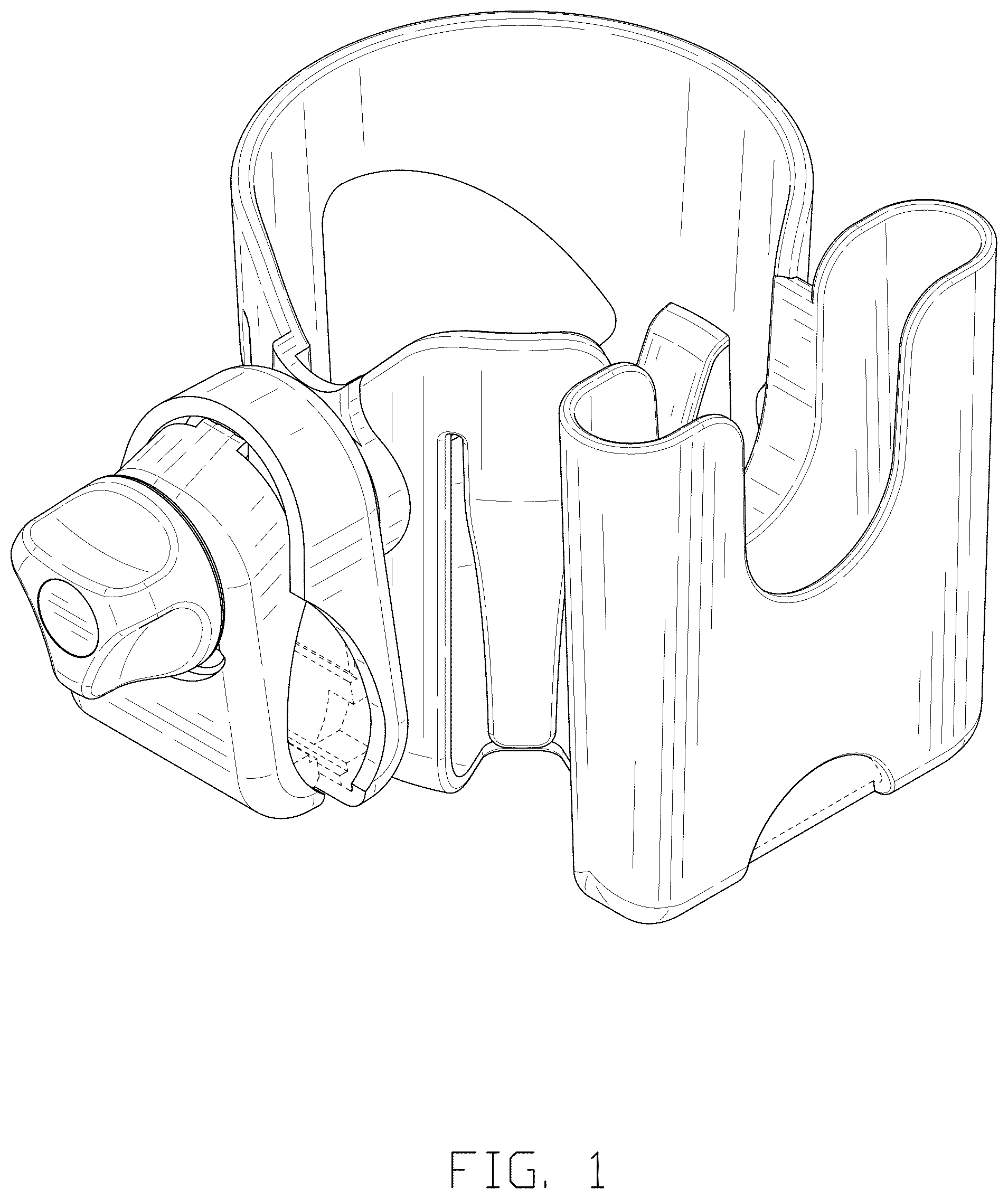 Patent USD1075428 Figure 1 – Cup holder