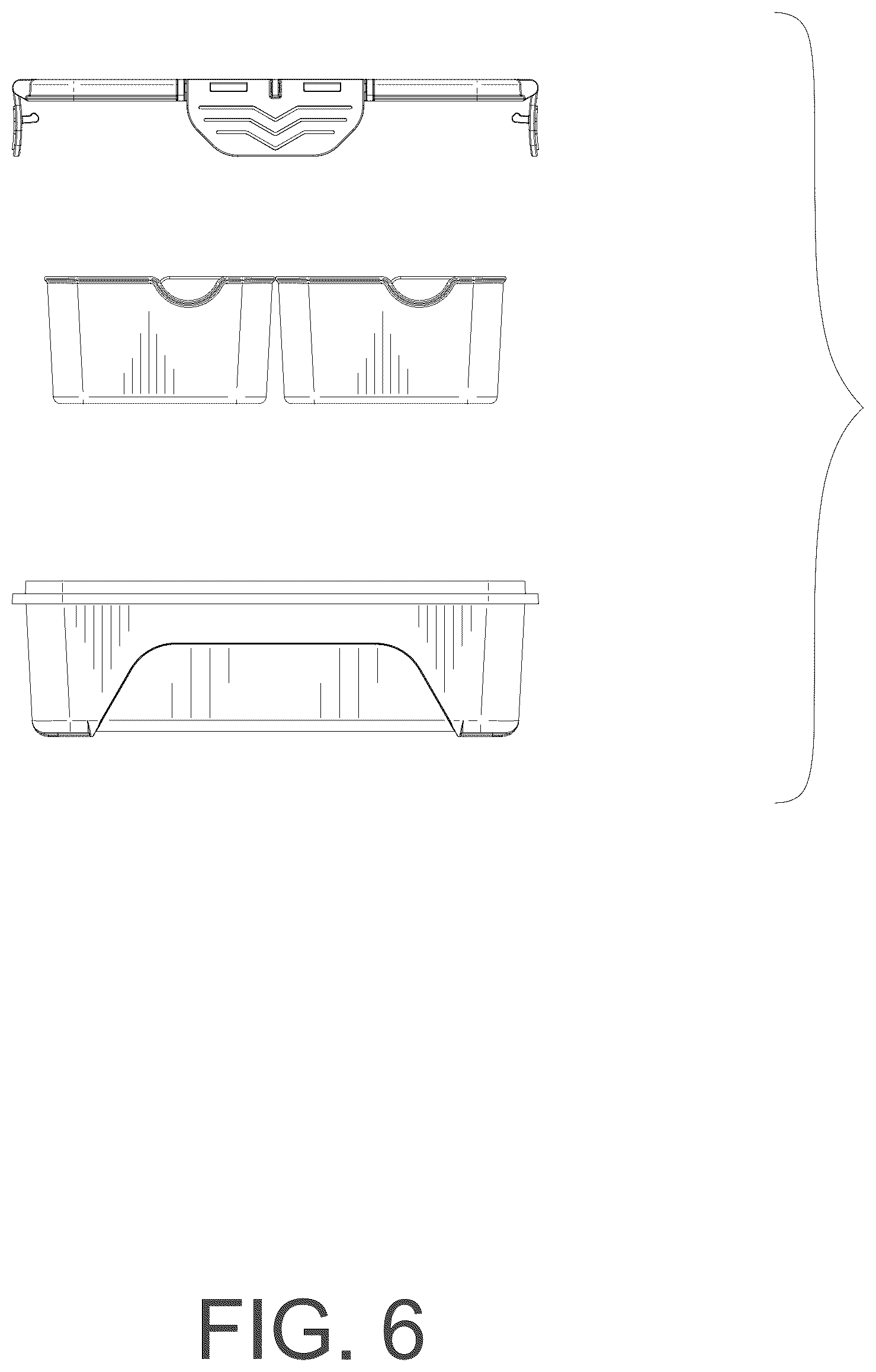 Patent USD1075430 Figure 6 – Snack box