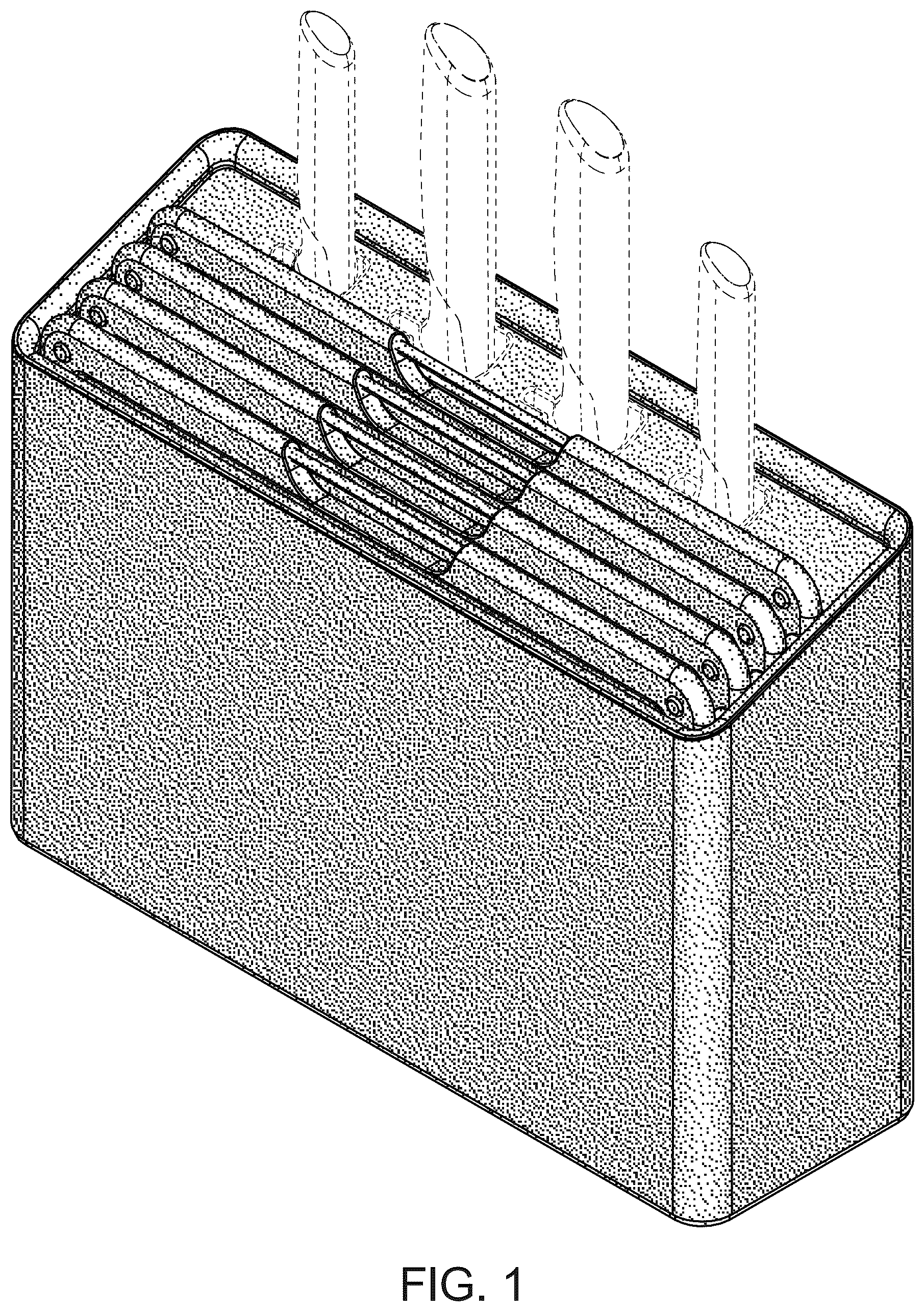 Patent USD1075434 — Combined cutting boards and knife holder — Figure 1
