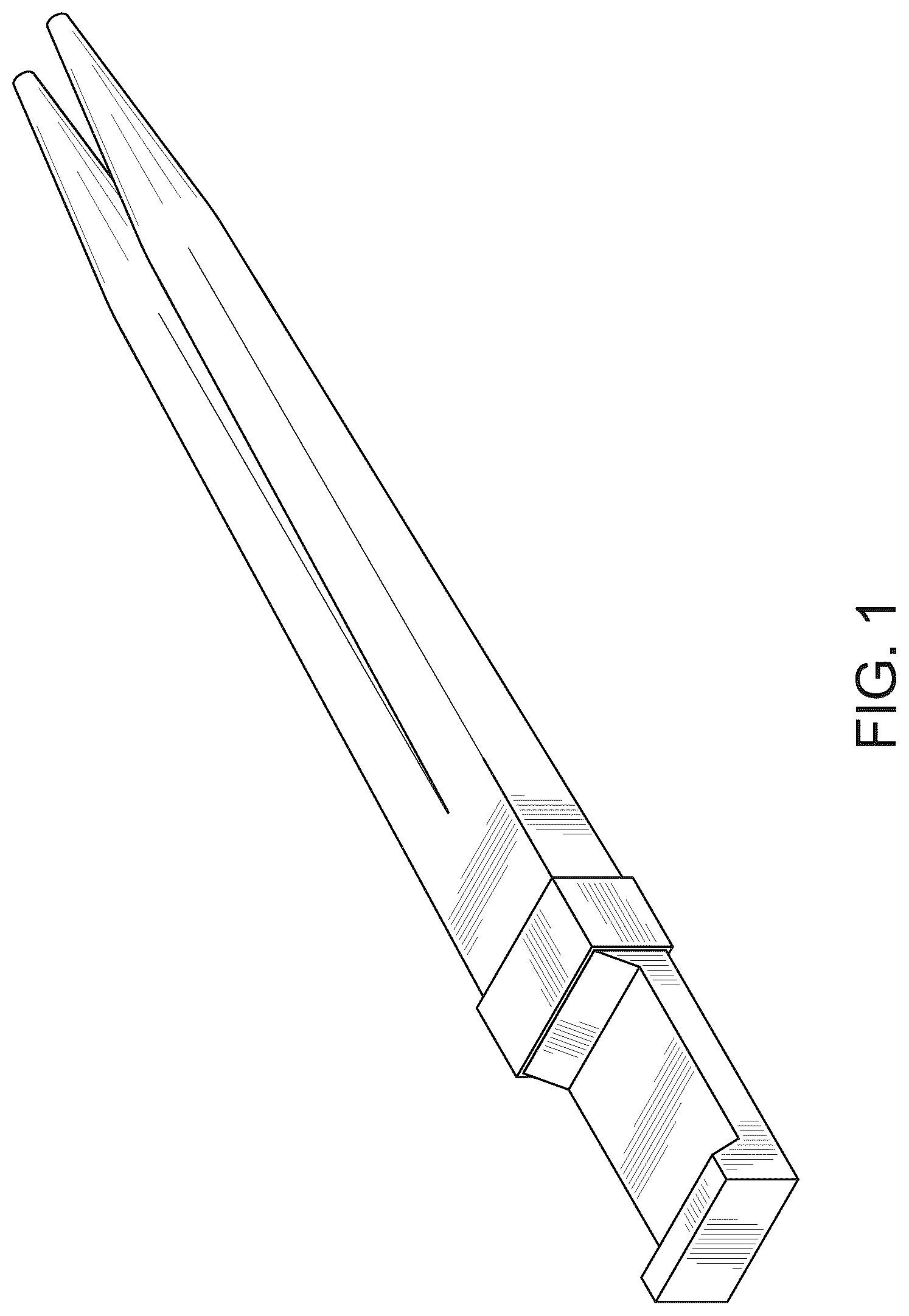 Patent USD1075435 — Combined chopsticks with rest — Figure 1