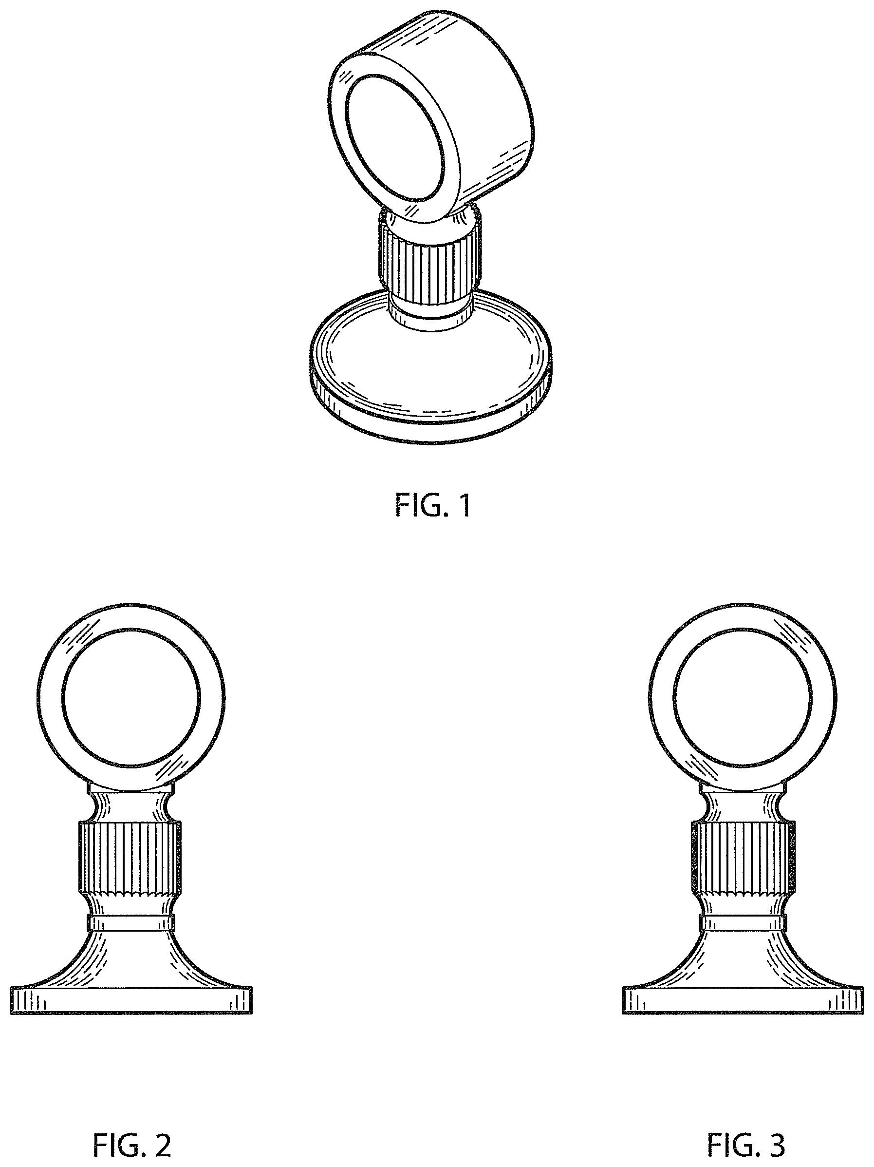 Patent USD1075462 — Cabinet handle post — Figure 1